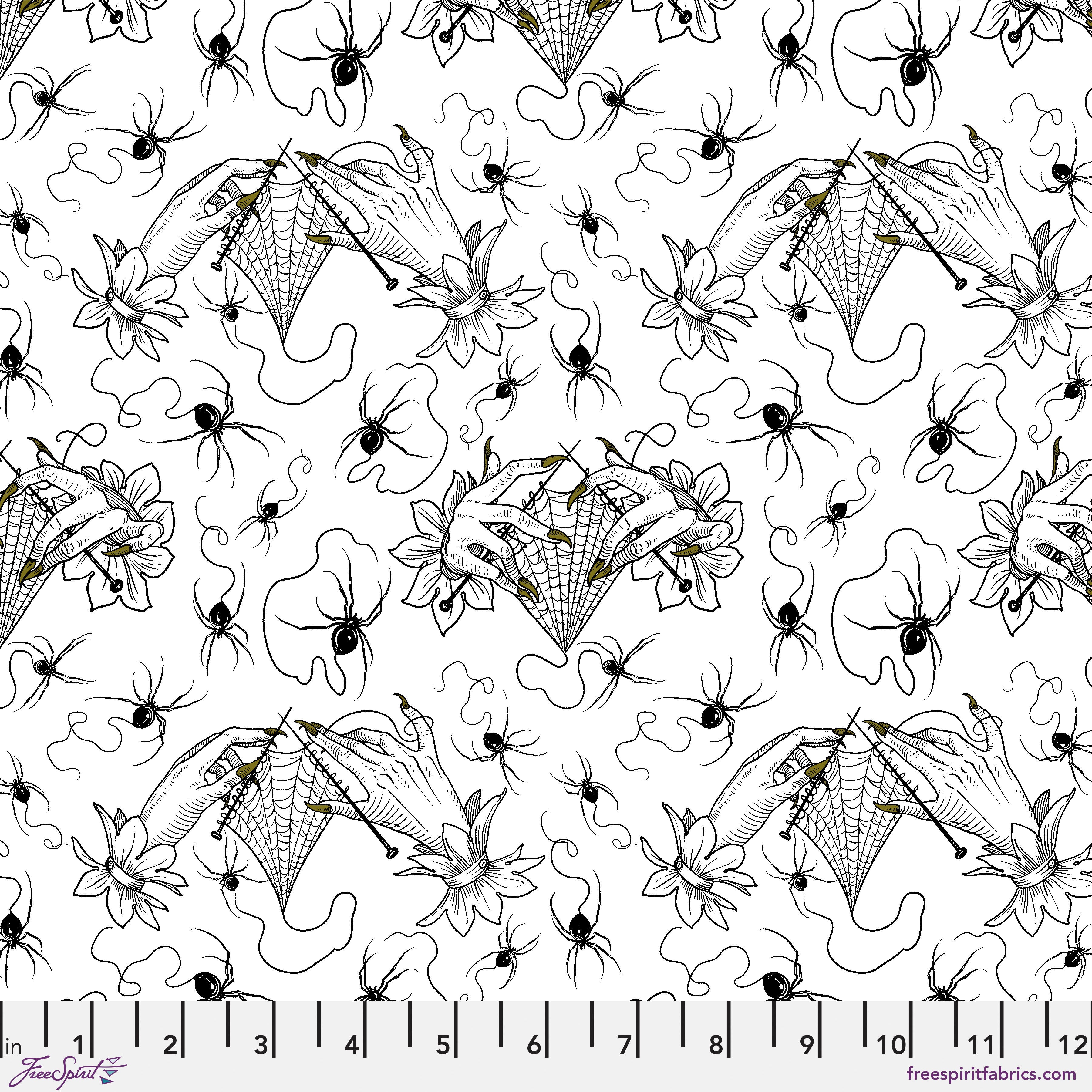 Costumes & Cobwebs | Cobweb Lace - White by Rachel Hauer for FreeSpirit | PWRH119.WHITE