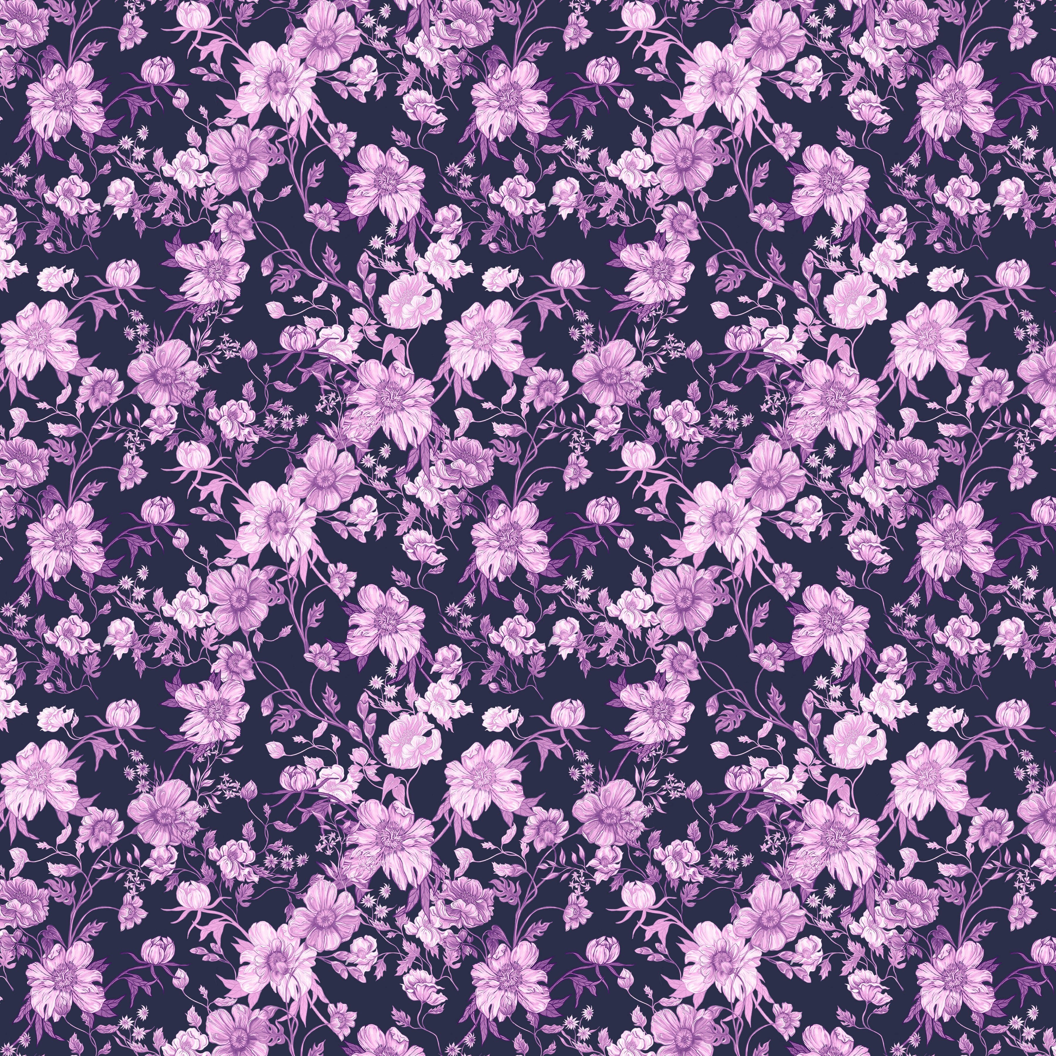 In Full Bloom | Fairy Sprinkle - Navy by Surface of Beauty for FreeSpirit | PWSB003.NAVY