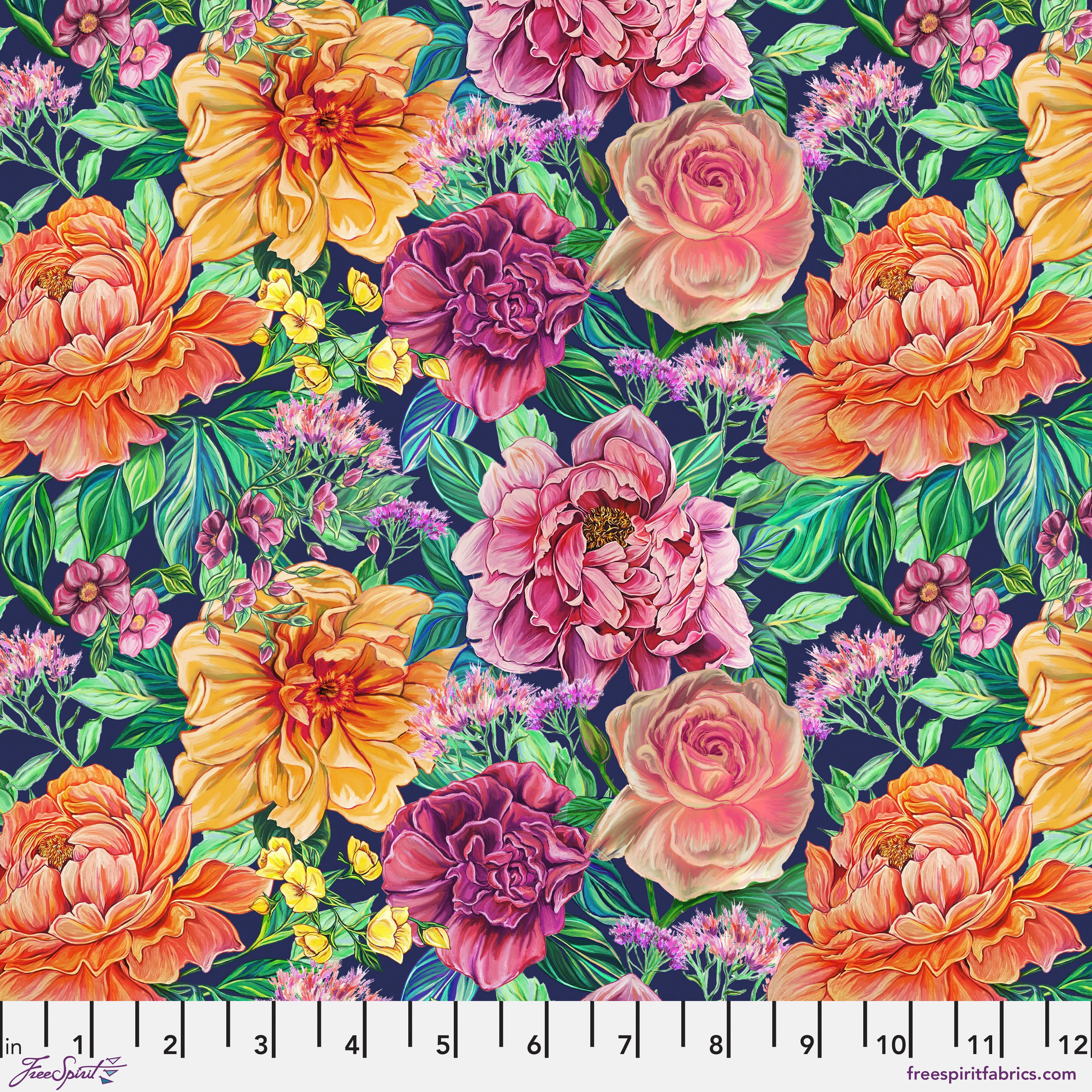 In Full Bloom | Amber Bouquet - Royal by Surface of Beauty for FreeSpirit | PWSB006.ROYAL