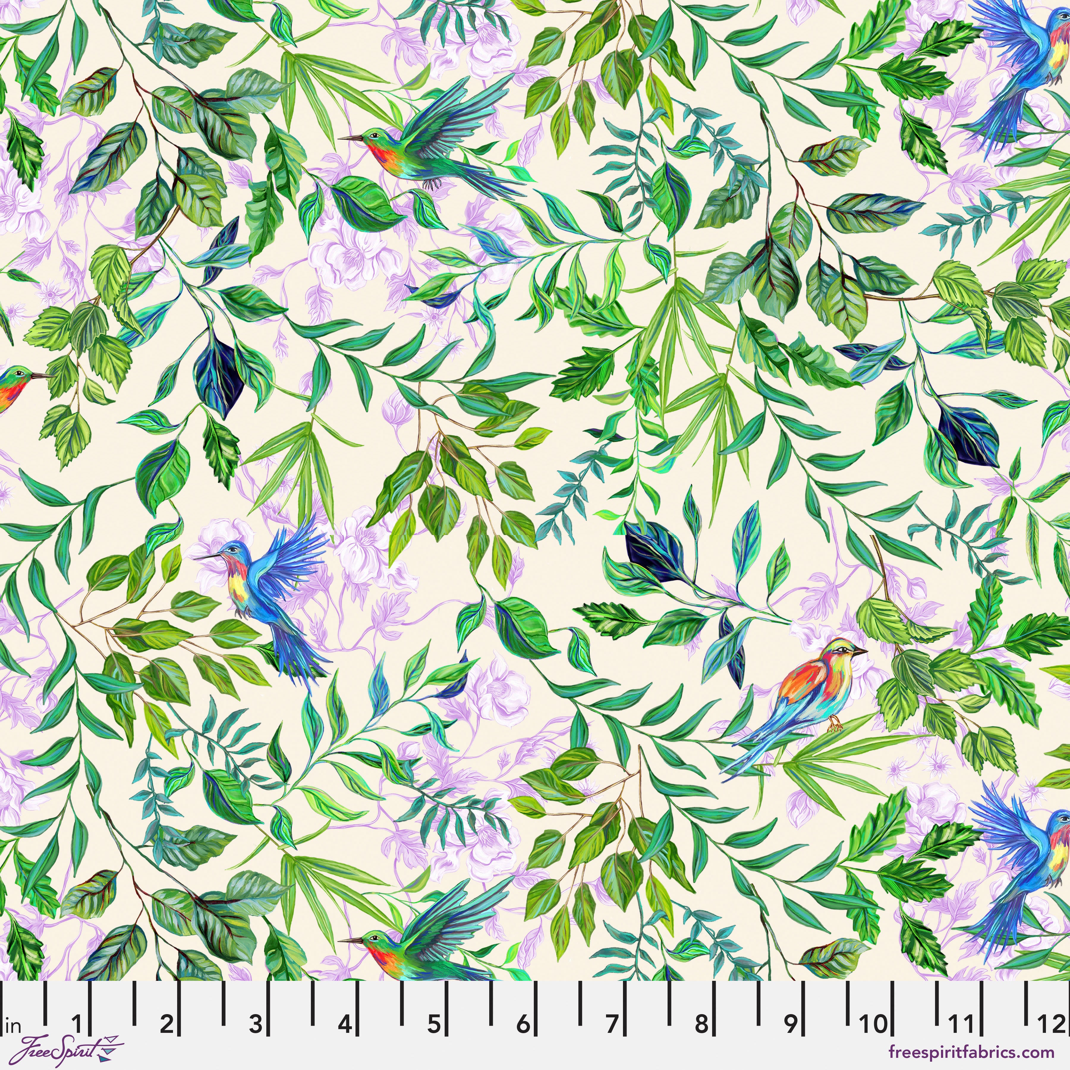 In Full Bloom | Enchanted Forest - Green by Surface of Beauty for FreeSpirit | PWSB011.GREEN