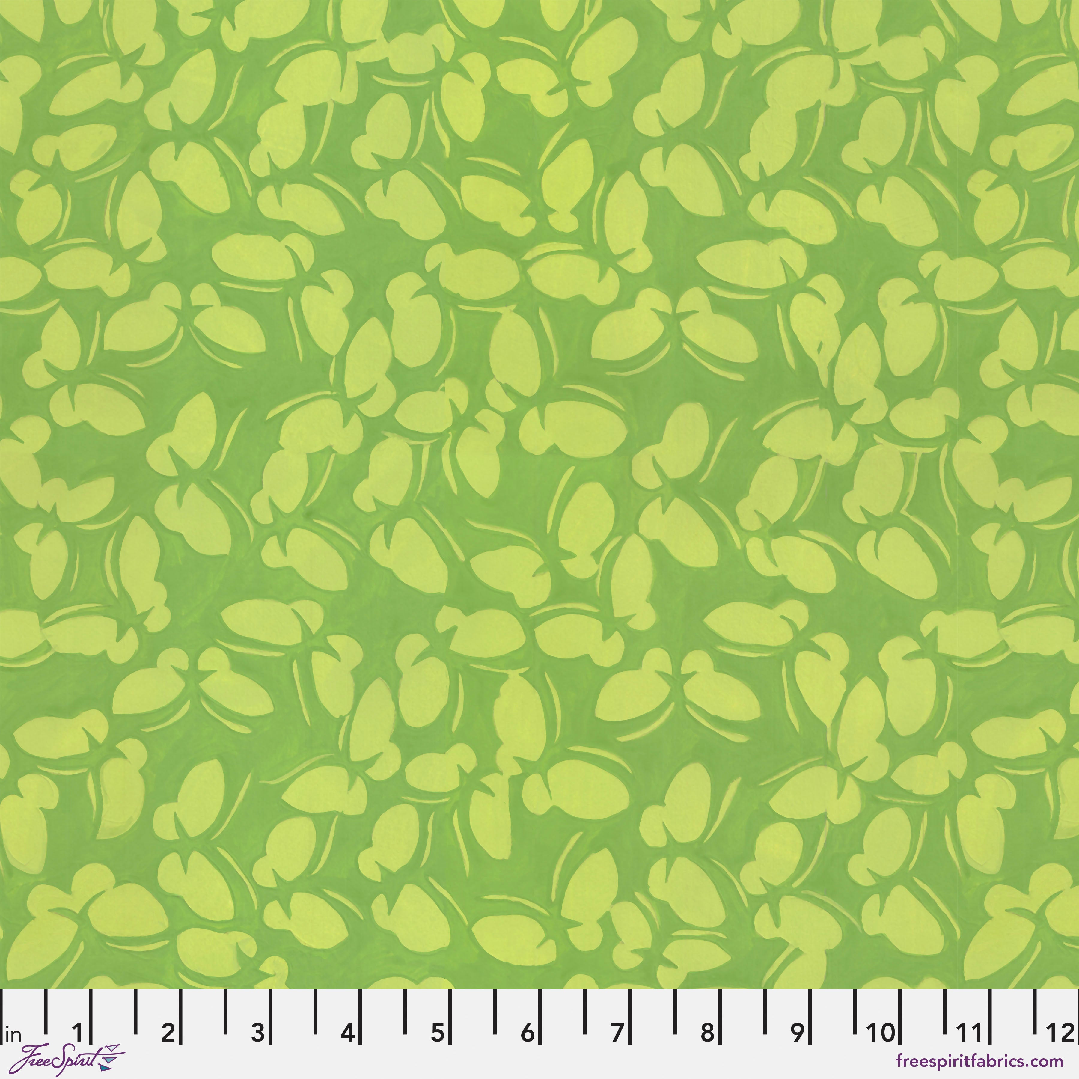 Cottage Garden | Dancing Butterflies Pink by Snow Leopard Designs for FreeSpirit | PWSL135.GREEN