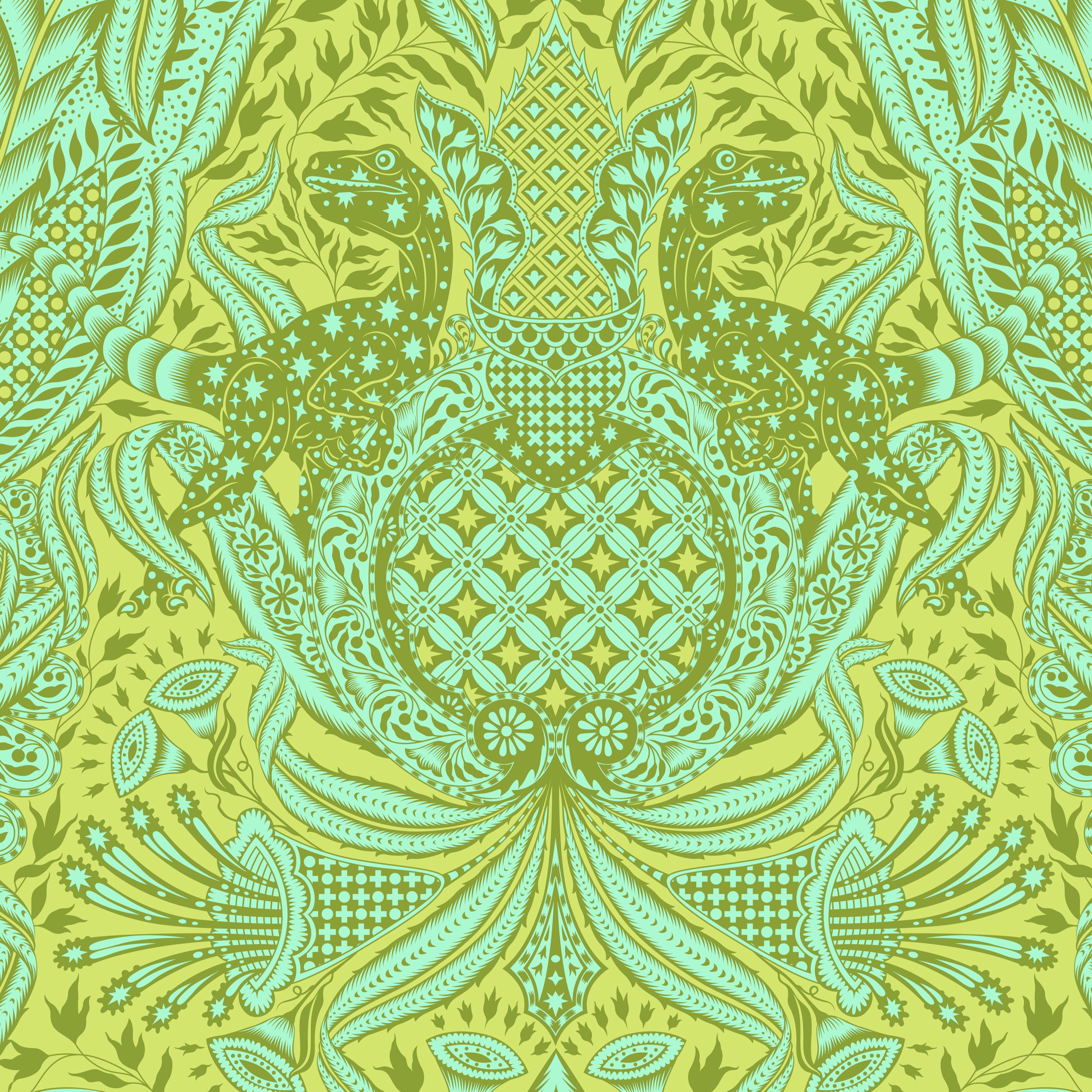 Roar! | 2.5" Precut Strips by Tula Pink for Free Spirit | 40pcs