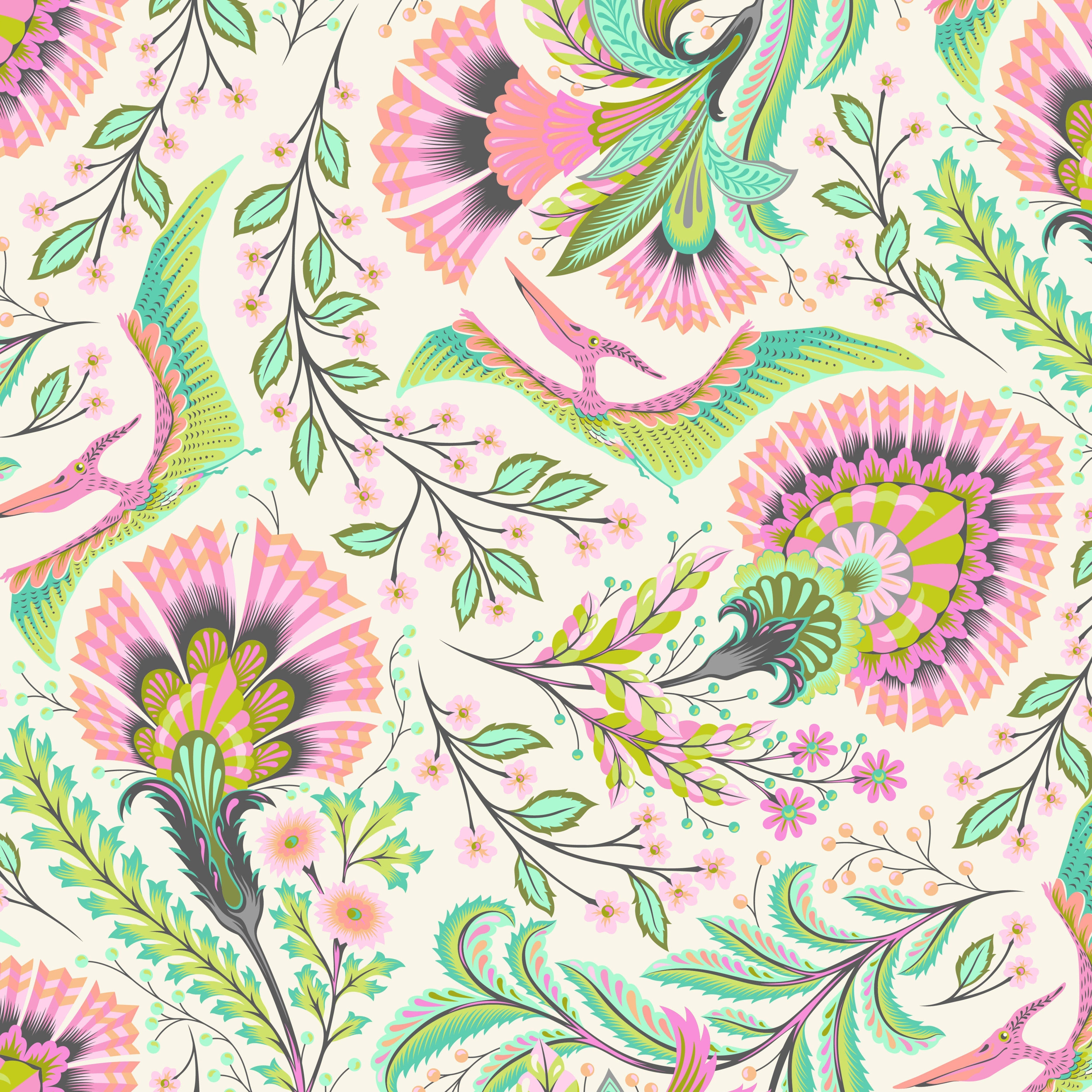Roar! | 10" Precut Squares by Tula Pink for Free Spirit | 42pcs