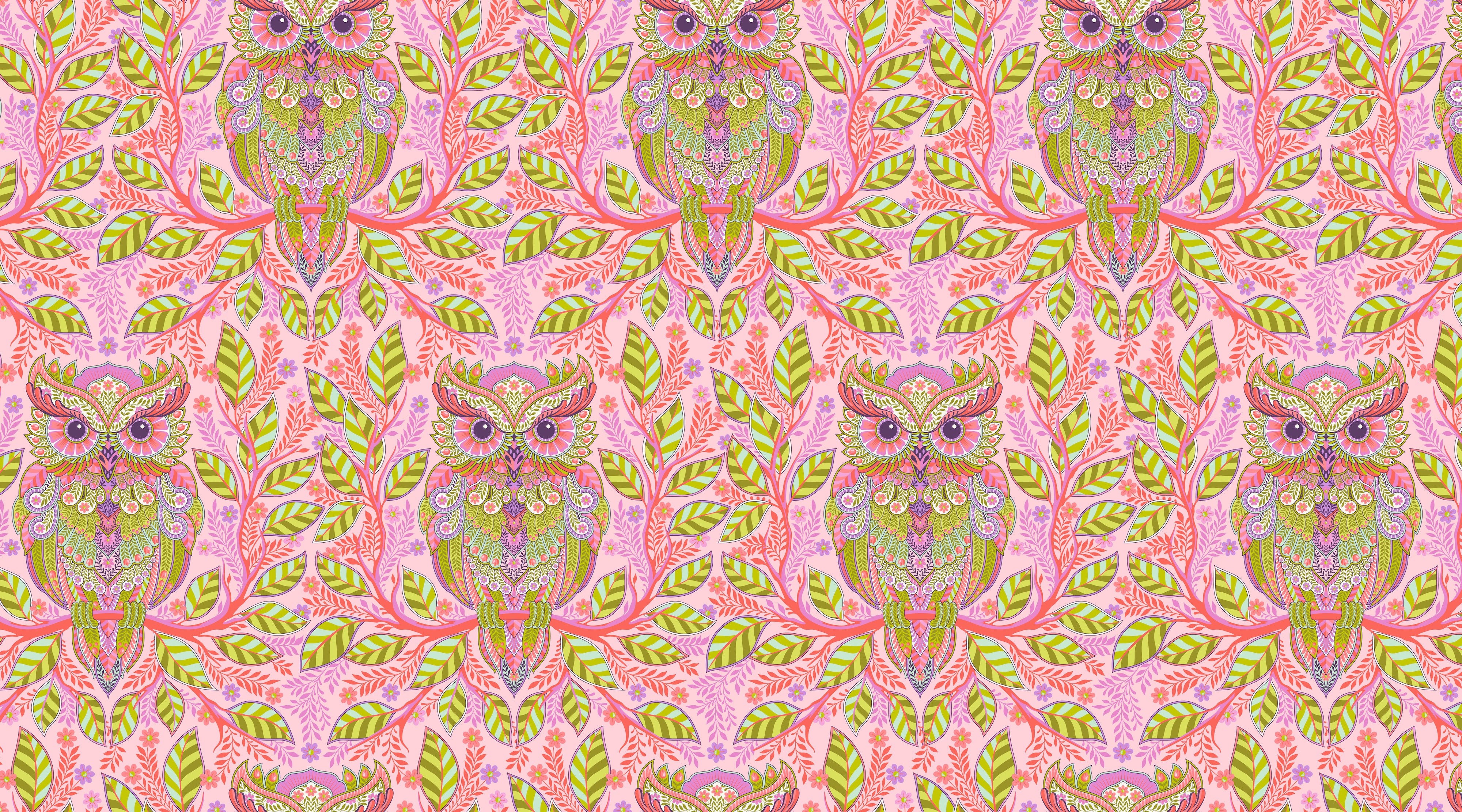 Full Moon Forest II | Hootie Patootie - Honey by Tula Pink for FreeSpirit | PWTP244.HONEY