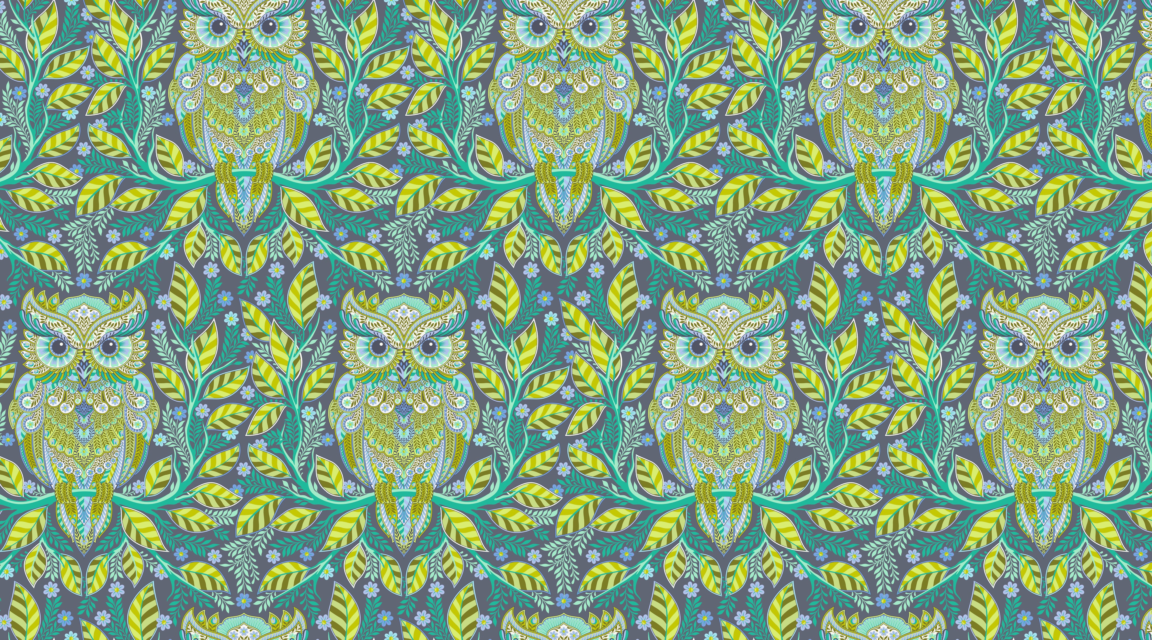 Full Moon Forest II | Hootie Patootie - Starlight by Tula Pink for FreeSpirit | PWTP244.STARLIGHT