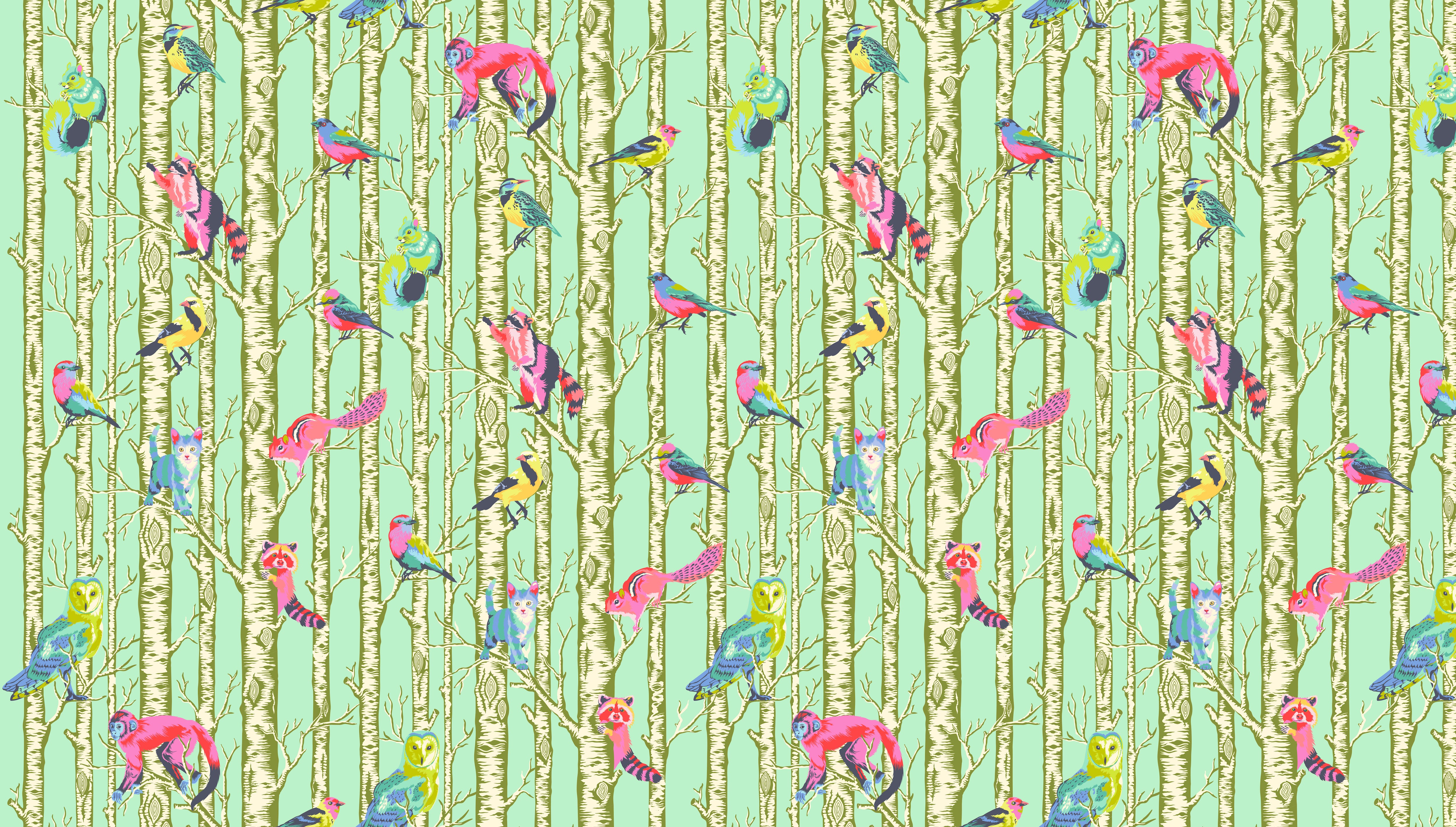 Full Moon Forest II | Family Tree - Enchanted by Tula Pink for FreeSpirit | PWTP245.ENCHANTED