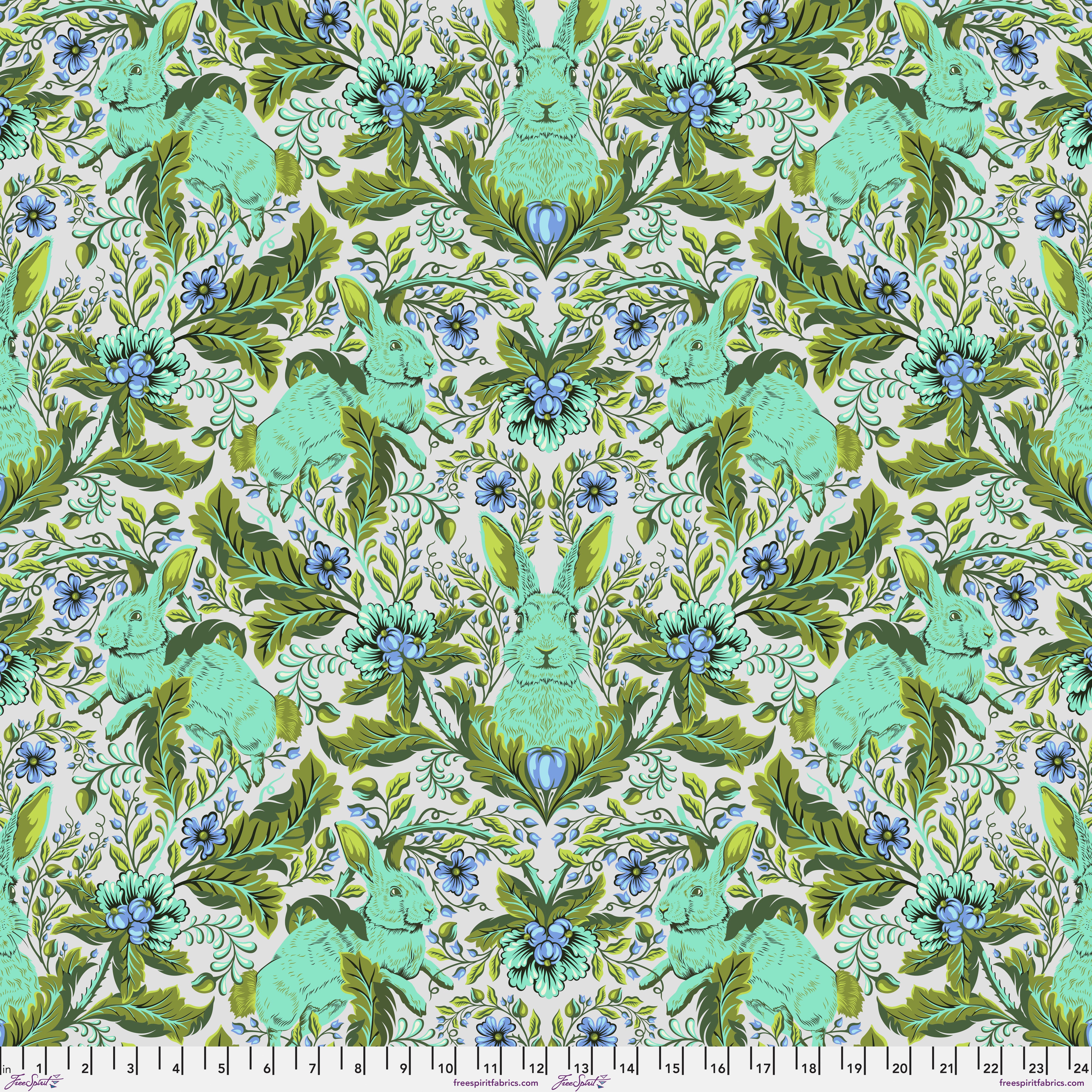 Full Moon Forest II | Hoppy Go Lucky - Starlight by Tula Pink for FreeSpirit | PWTP246.STARLIGHT