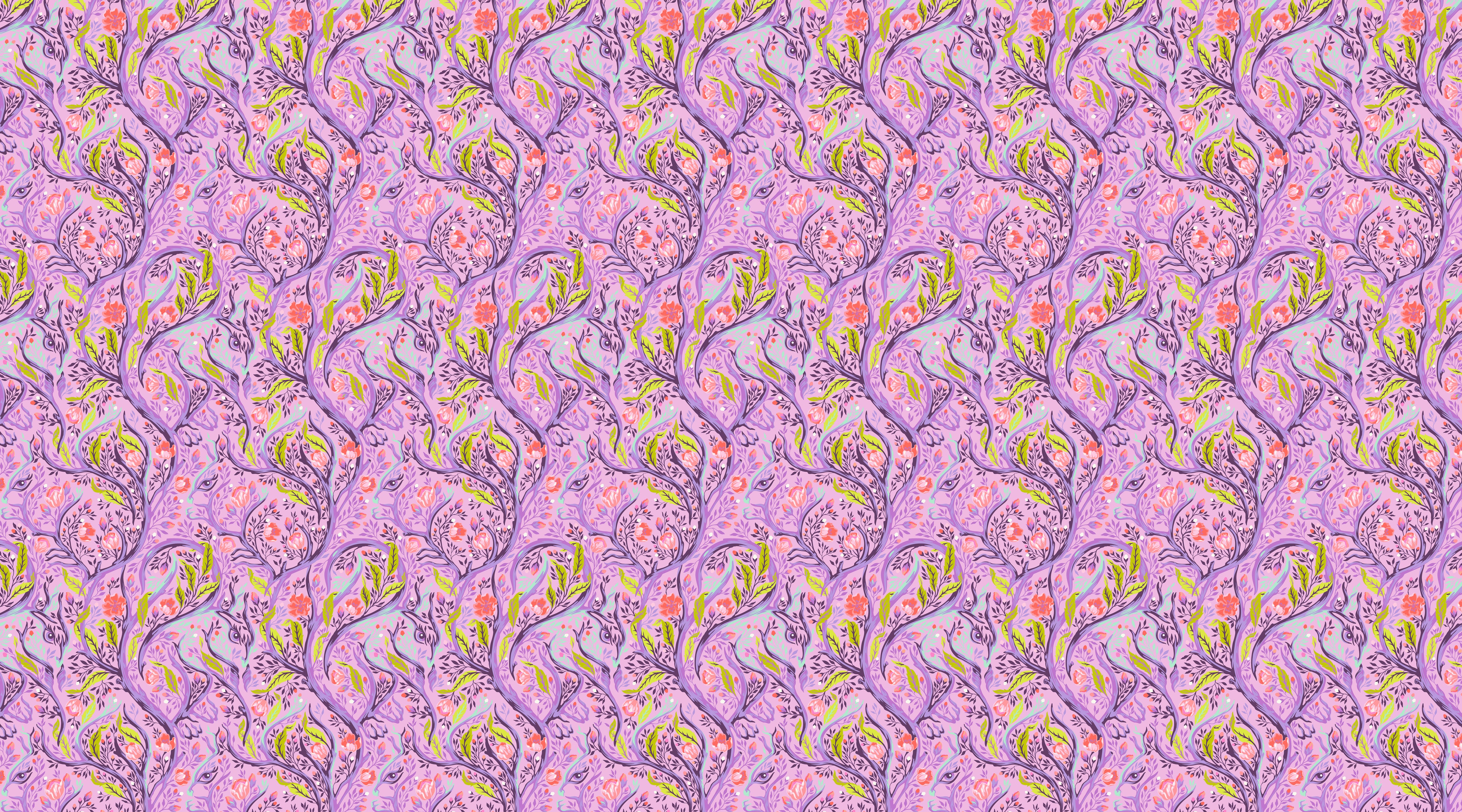 Full Moon Forest II | Branch Manager - Blossom by Tula Pink for FreeSpirit | PWTP247.BLOSSOM