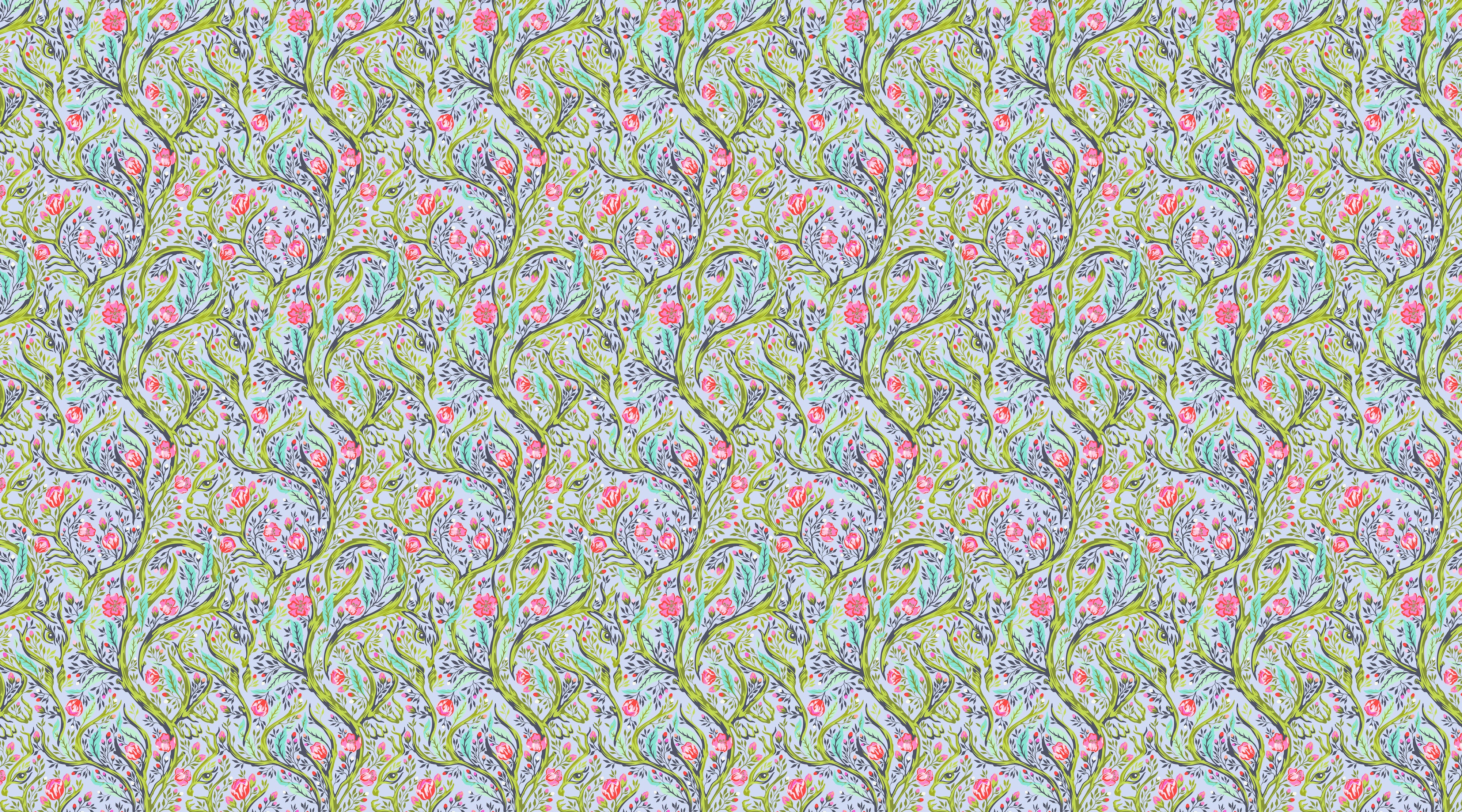 Full Moon Forest II | Branch Manager - Starlight by Tula Pink for FreeSpirit | PWTP247.STARLIGHT