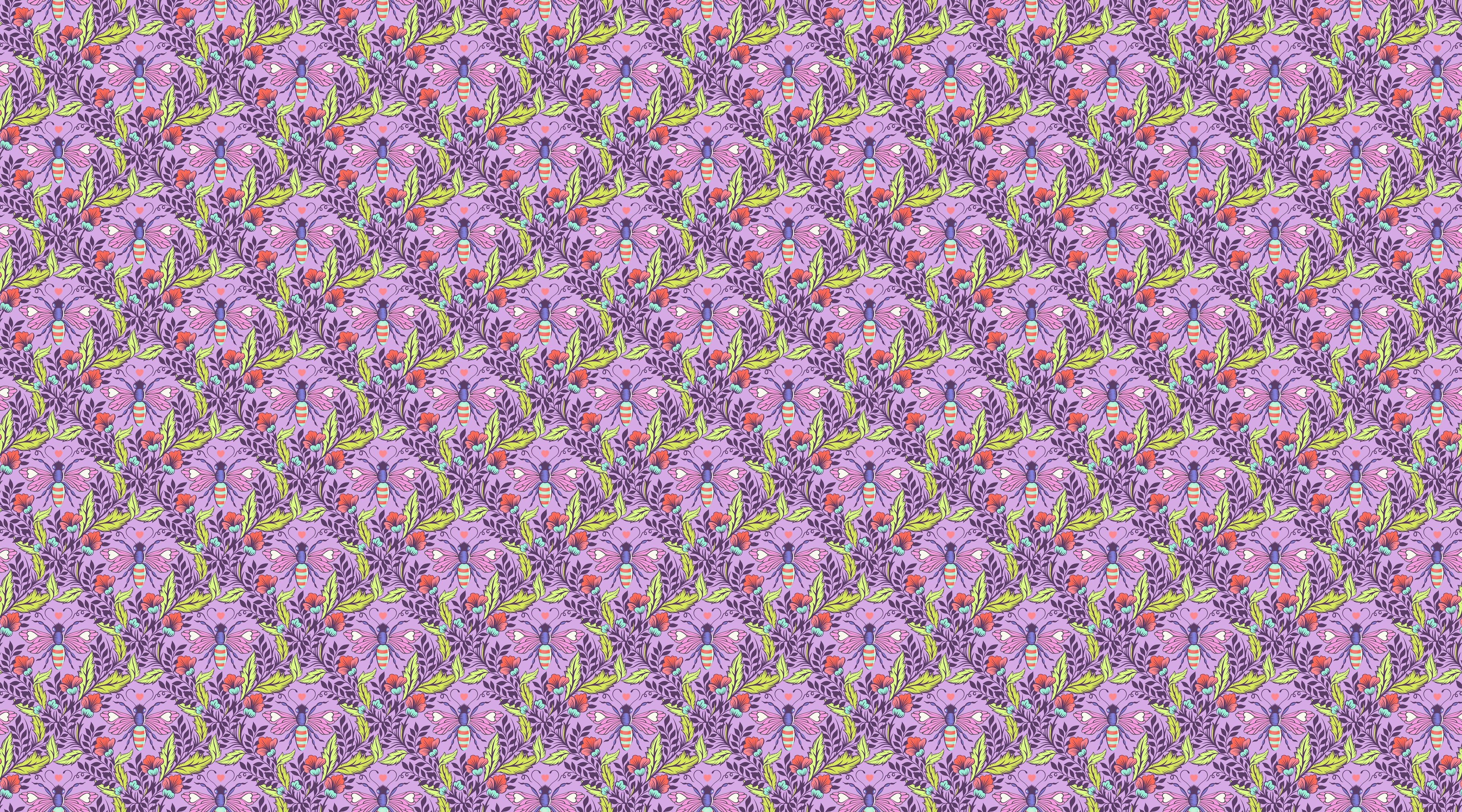 Full Moon Forest II | Shake Your Honey Maker - Blossom by Tula Pink for FreeSpirit | PWTP248.BLOSSOM