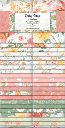 Daisy Days | 2.5" Strip Roll by Beth Grove for Wilmington Prints | 40 pcs