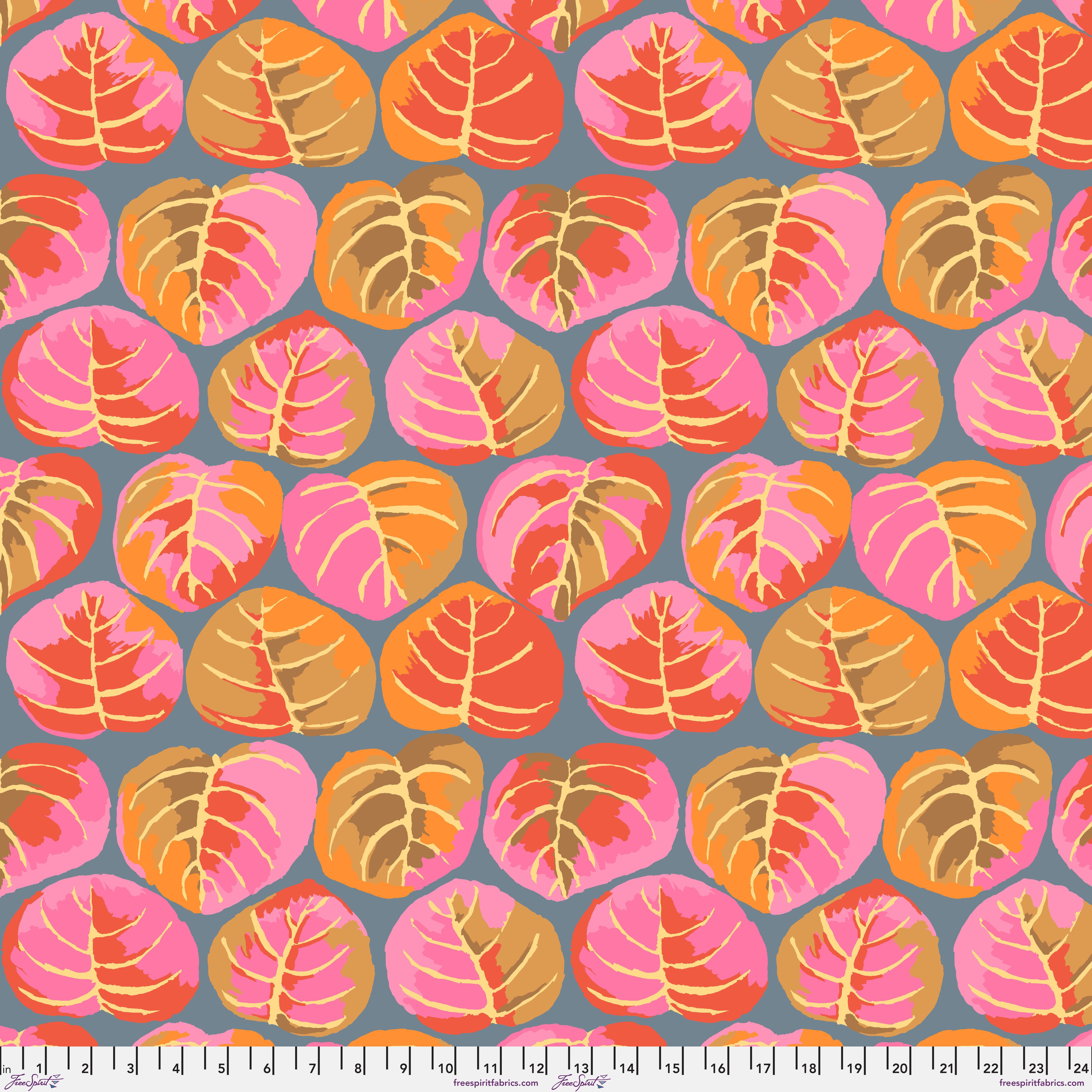 February 2025 | 108" Backing Fabric - Palm Leaves Pink by Kaffe Fassett Collective for Free Spirit | QBGP010.PINK
