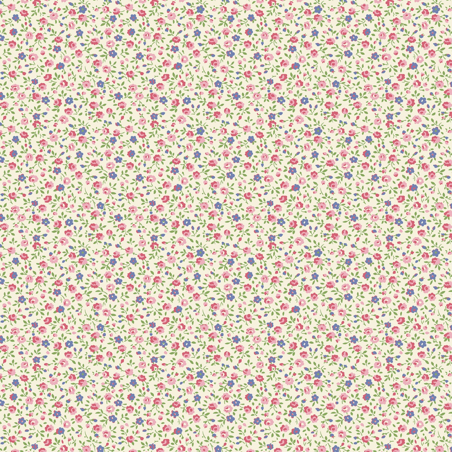 Aunt Grace Garden Variety | Pink Petite Floral by Judie Rothermel for Marcus Fabrics | R351027D-PINK
