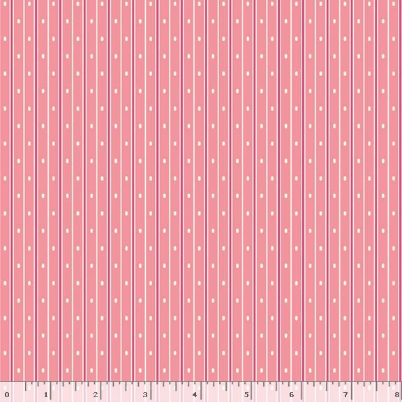 Aunt Grace Garden Variety | Pink Pin Stripe Dot by Judie Rothermel for Marcus Fabrics | R351030D-PINK