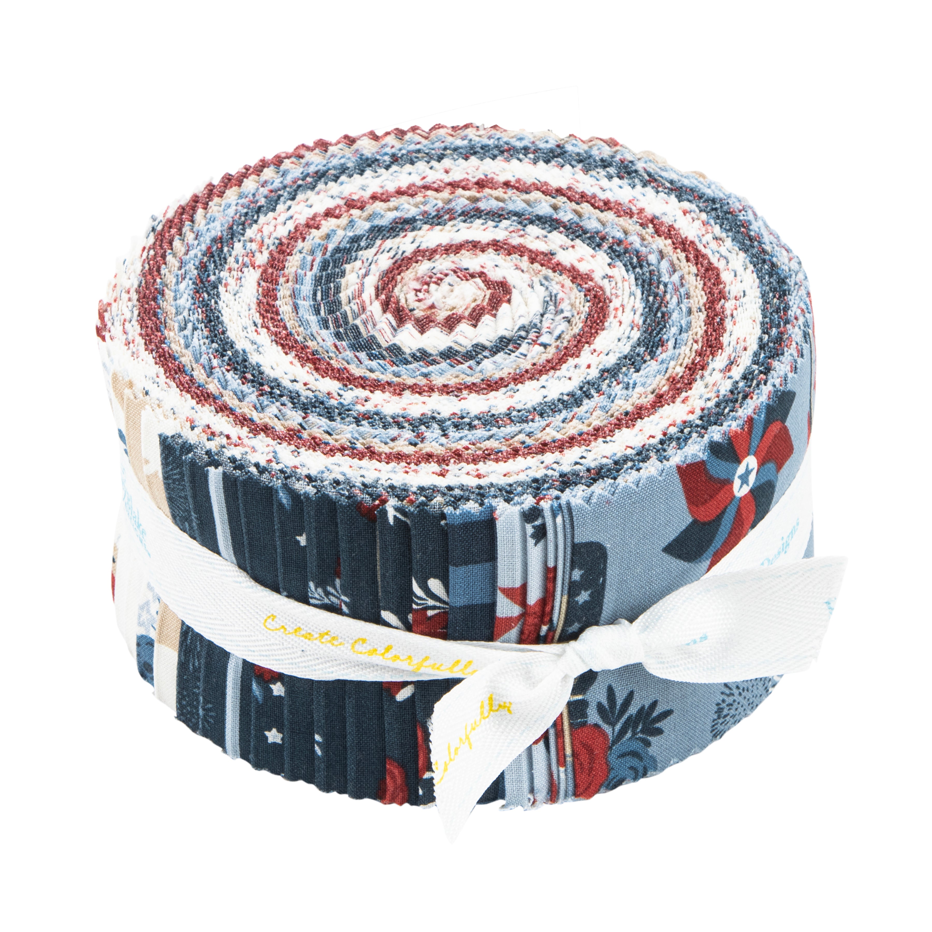 Red, White & True | 2.5" Precut Strips by Dani Mogstad for Riley Blake | 40pcs