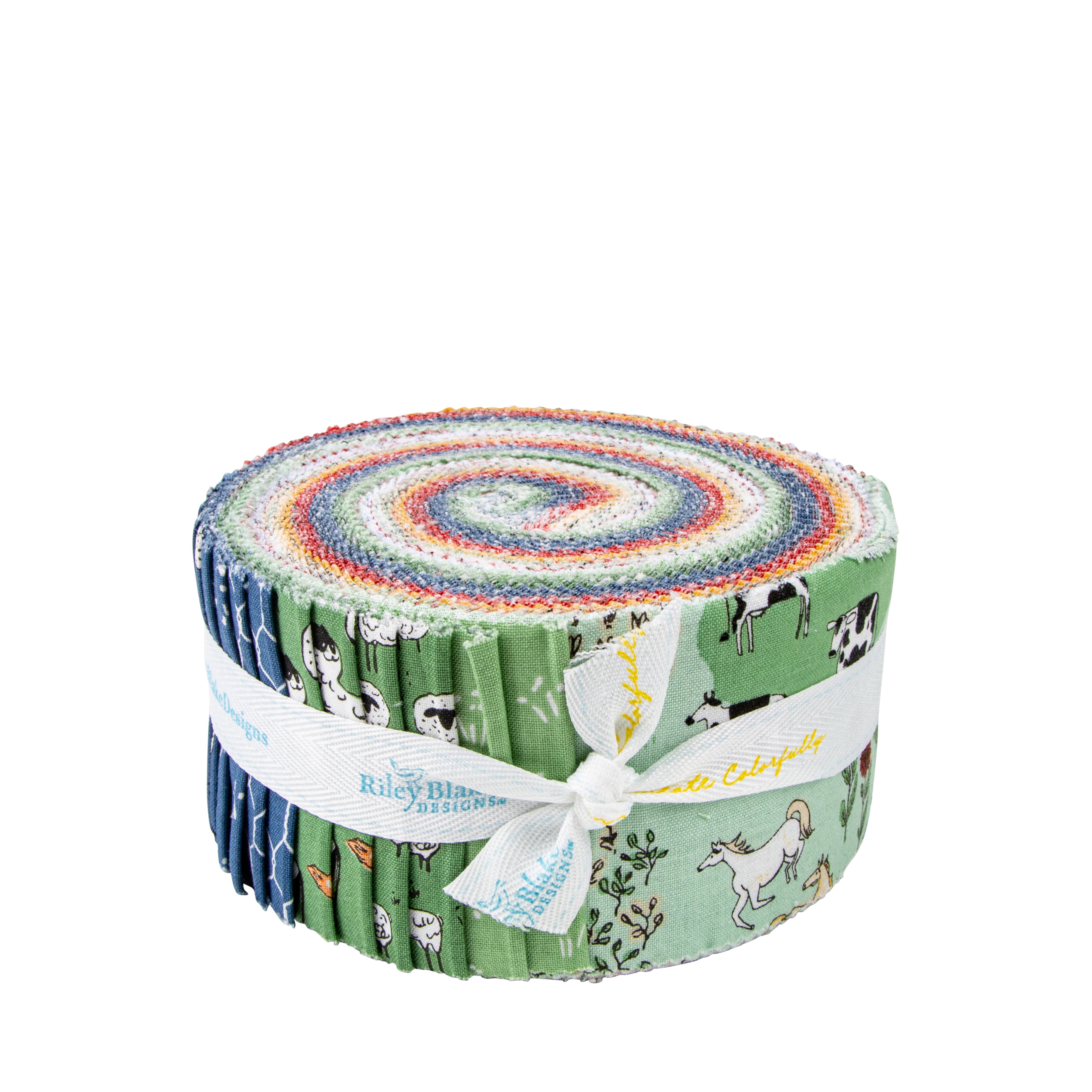 Farm Livin' | 2.5" Strip Roll by Diane Labombarbe for Riley Blake | 40 pcs