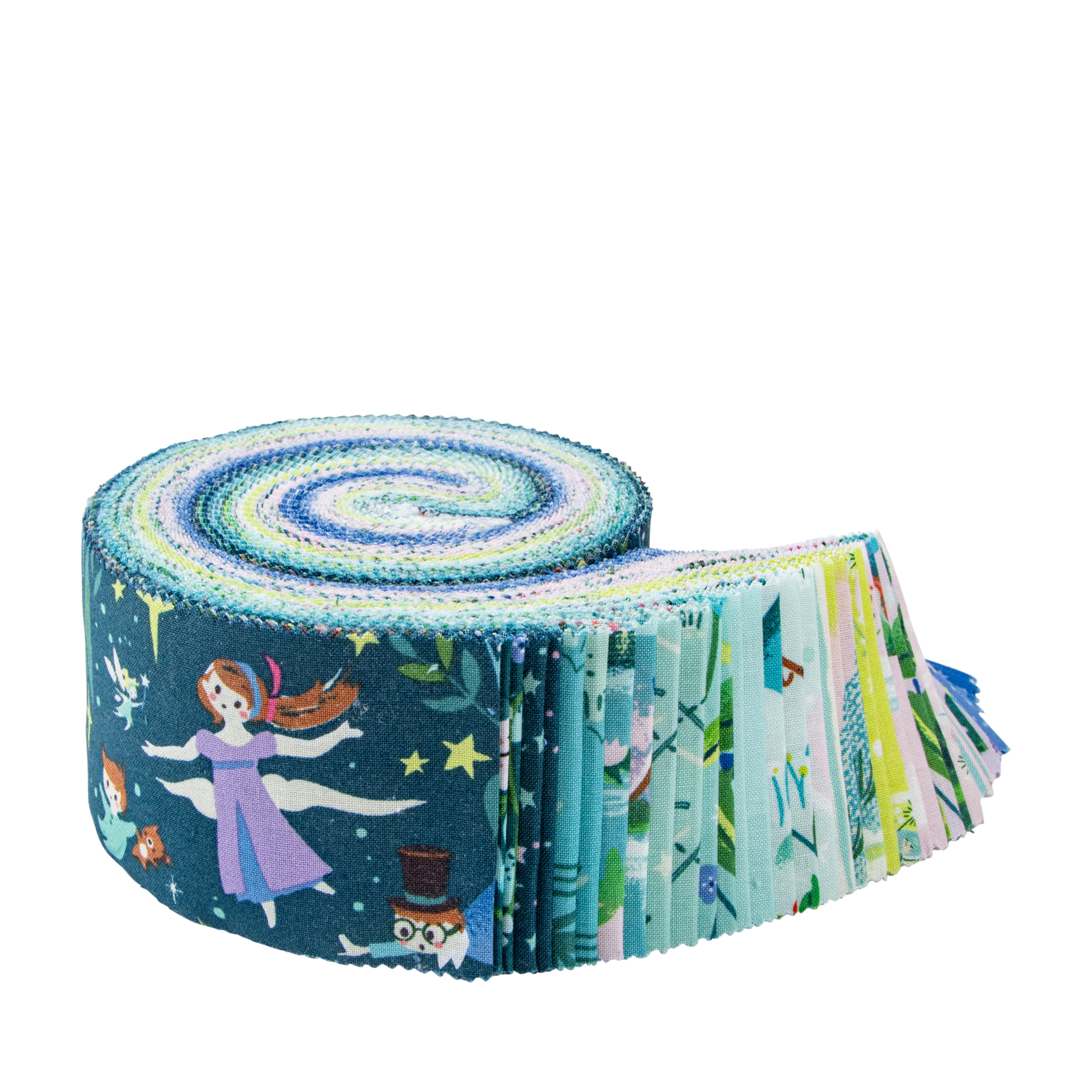 Forever Neverland | 2.5" Strip Roll by Jill Howarth for Riley Blake | 40 pcs