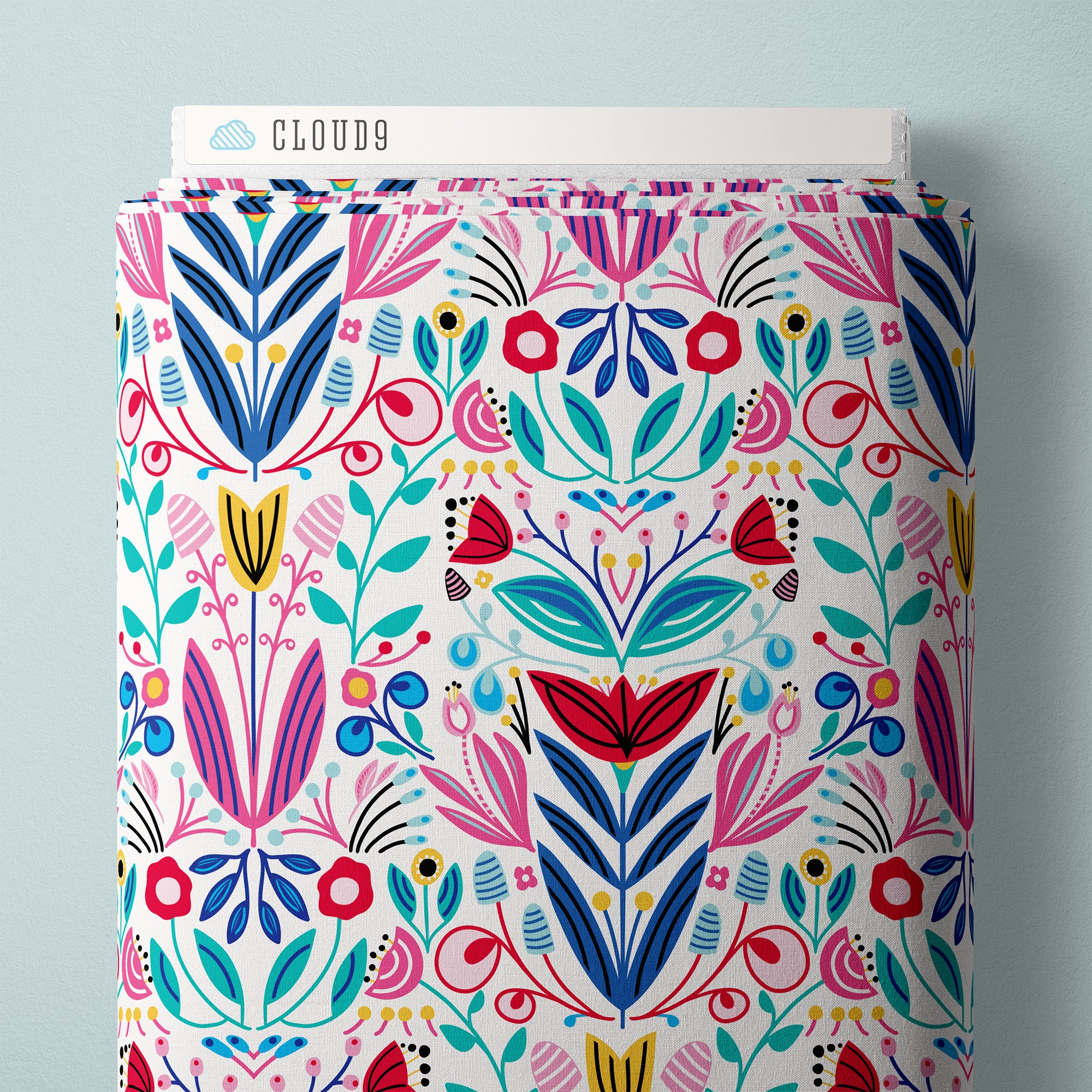 Reindeer Romance | Winter Garden by Kate Lower for Cloud9 | 100% Organic Cotton