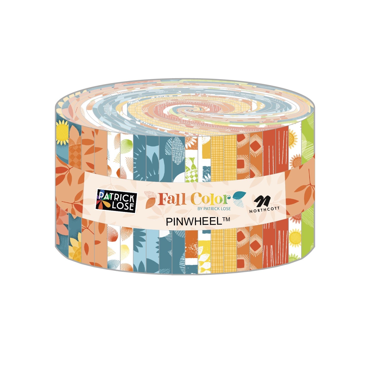 Fall Color | 2.5" Strip Roll by Patrick Lose for Northcott Fabrics | 40 pcs