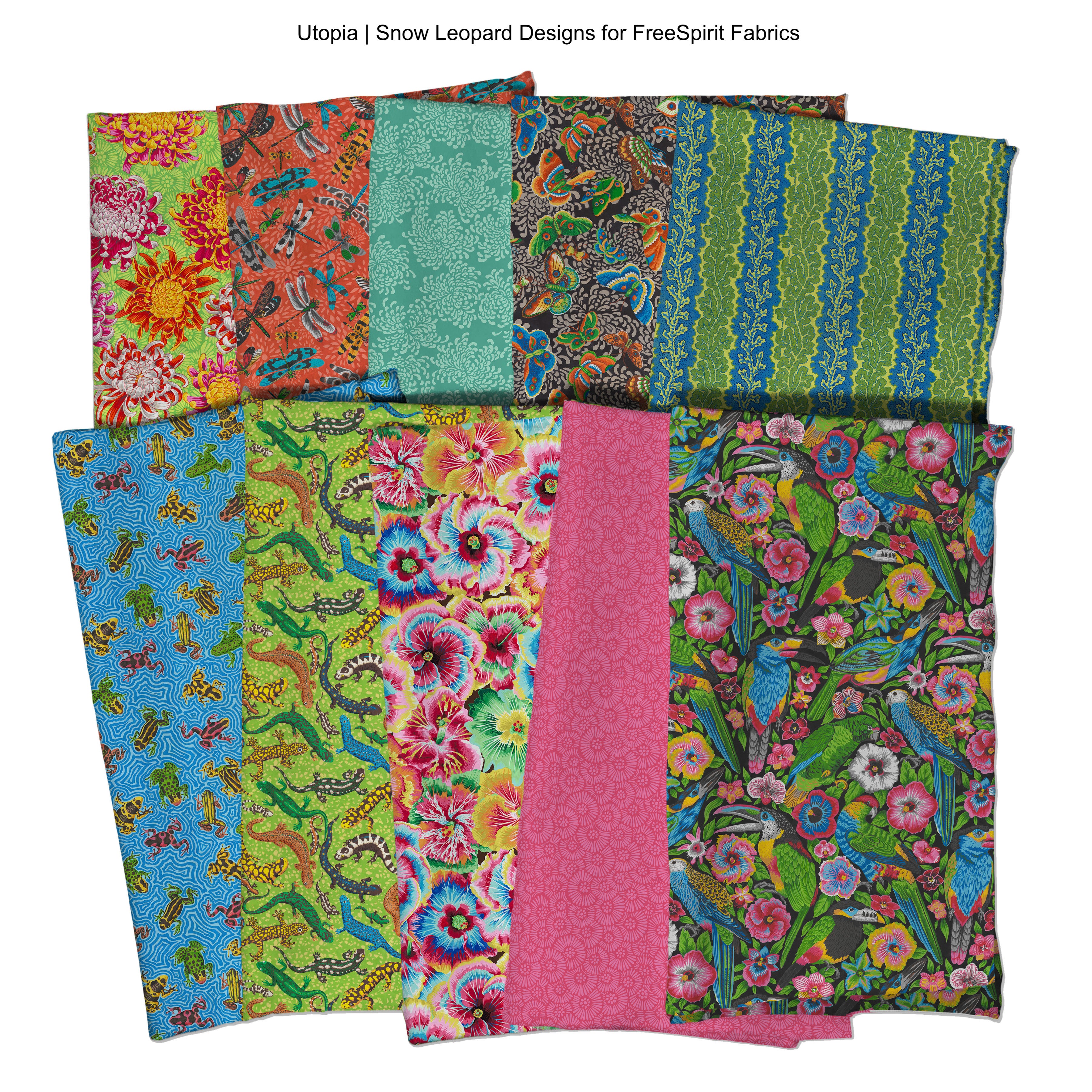 Utopia | Dancing Mums - Multi by Snow Leopard Designs for FreeSpirit | PWSL147.MULTI