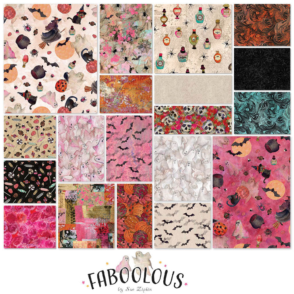 Faboolous | 5" Charm Pack by Sue Zipkin for Clothworks | 42 pcs