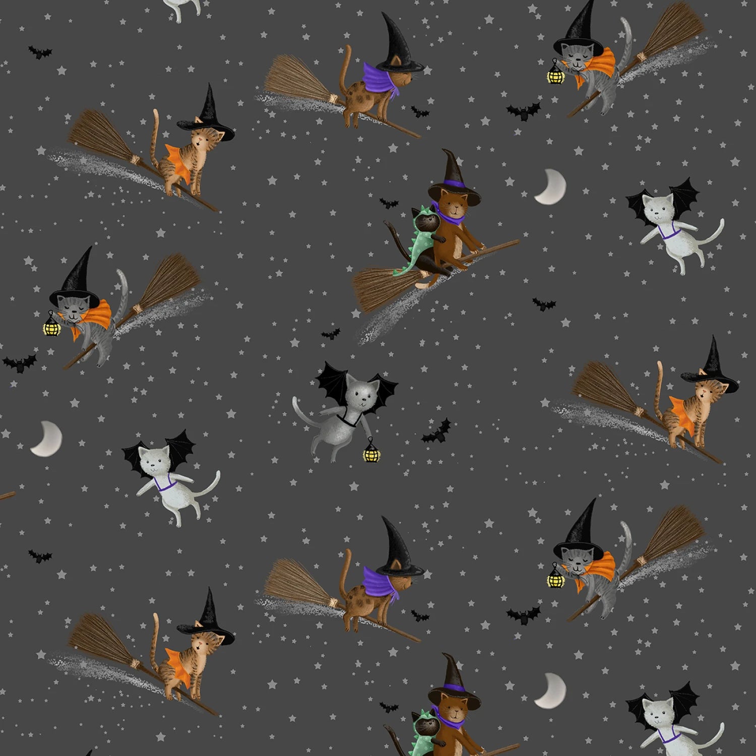 Purranormal | Charcoal Meowgical by Dear Stella | STELLA-D3124