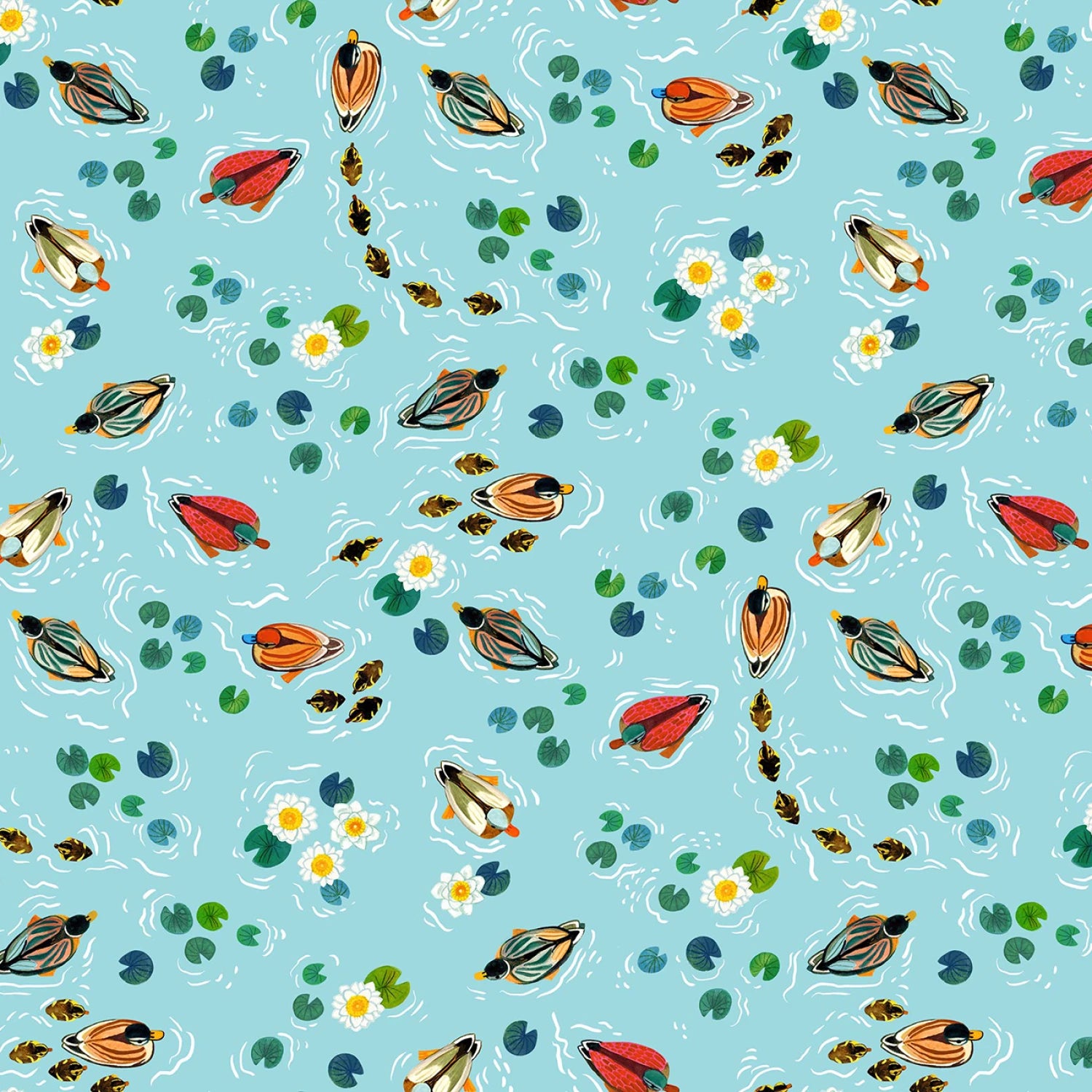 Get Your Ducks in a Row | Waddle We Do Glacier by Miriam Bos for Dear Stella | STELLA-DBOS3660