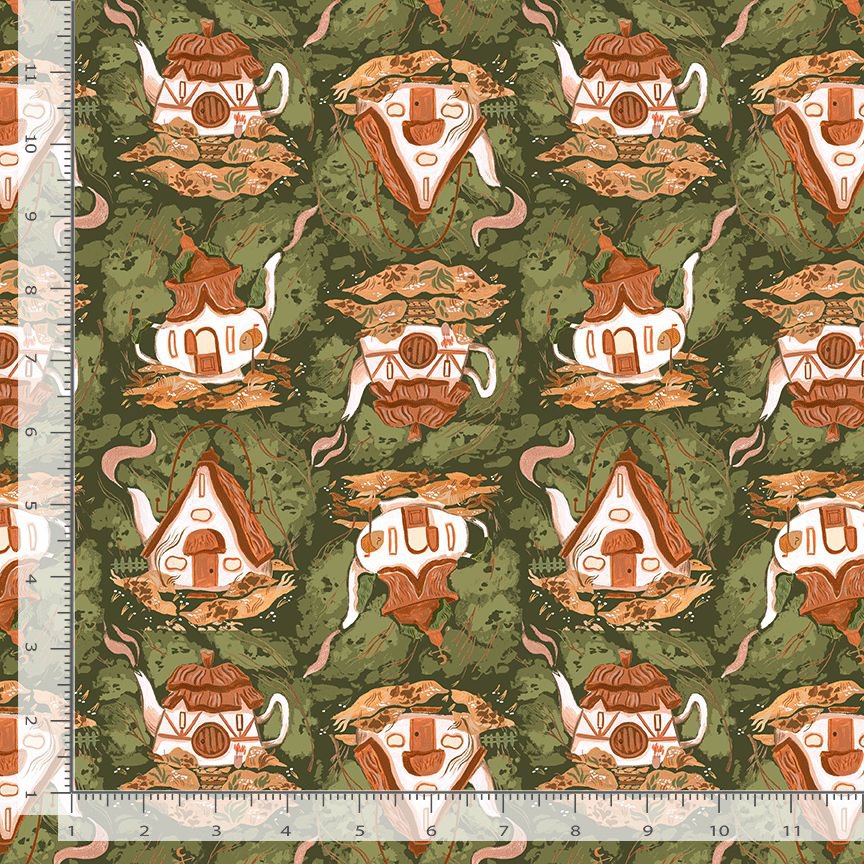 Bramble Bakery | Multi Tea Party by Rae Ritchie for Dear Stella | STELLA-DRR3709