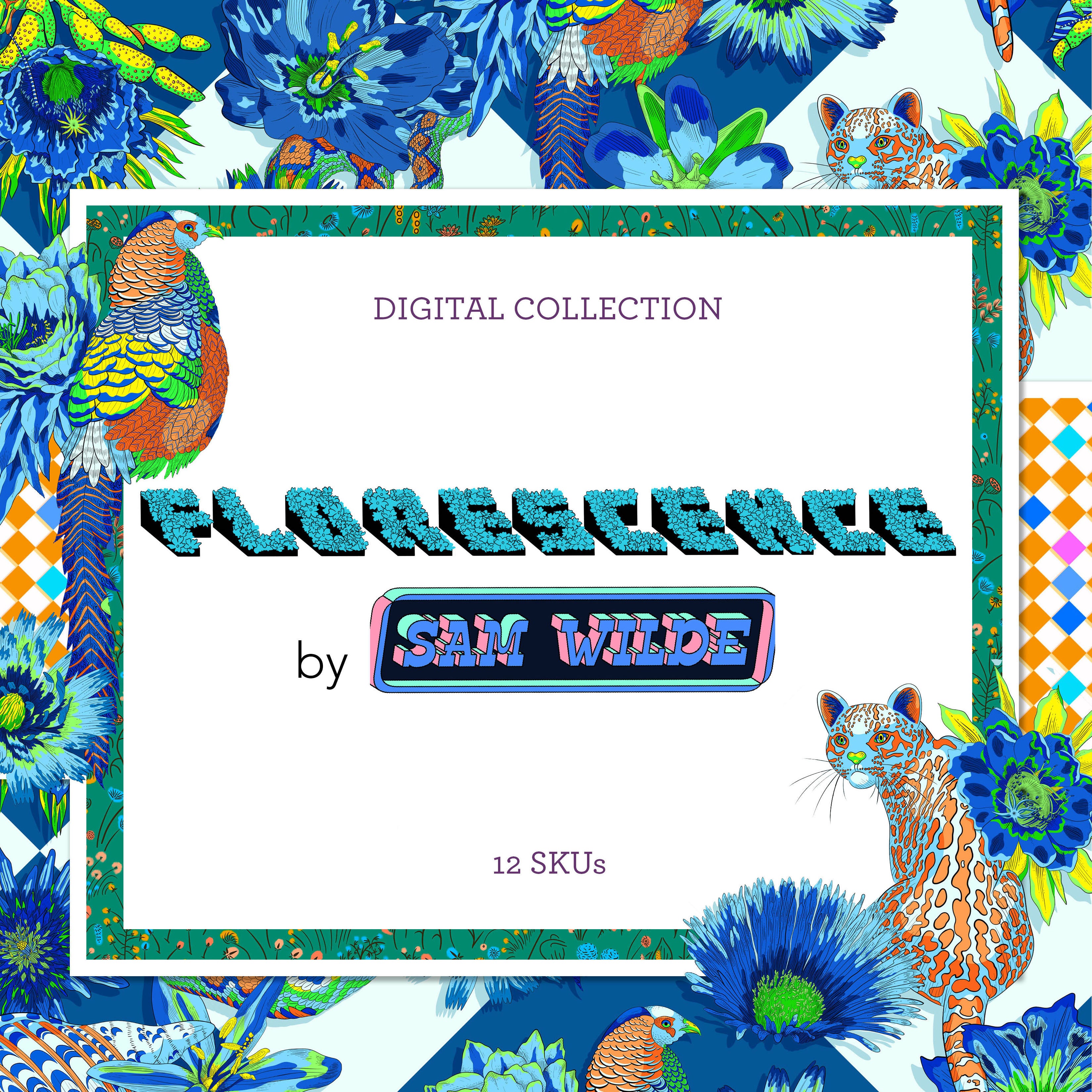 Florescence - Sakura Sendoff Poppy by Sam Wilde for Free Spirit