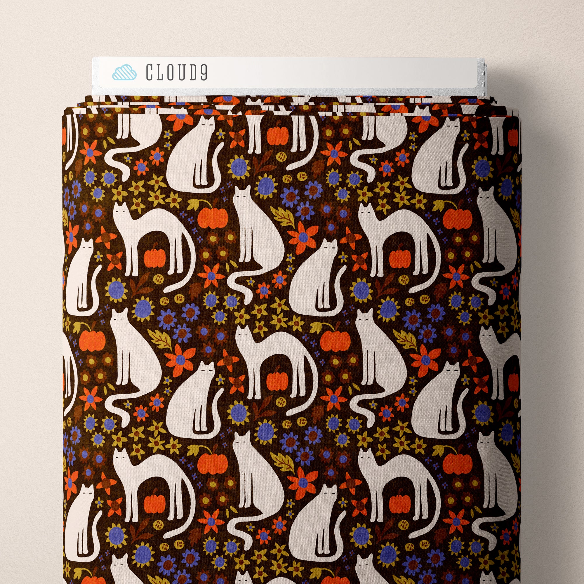 Sleepy Hollows | Morticia - Dark Brown by Amy MacCready for Cloud9 | 100% Organic Cotton