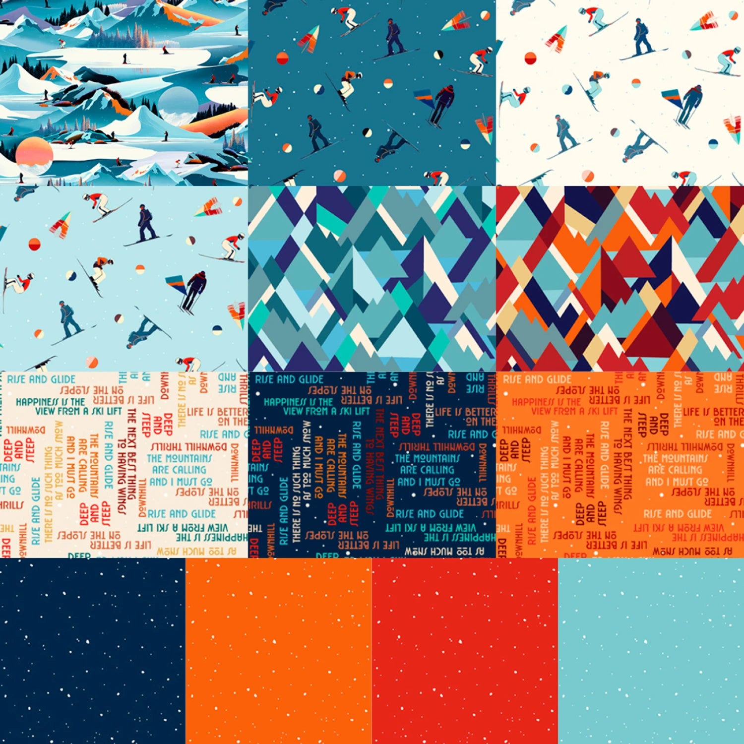 Timeless Trails | 2.5" Strip Roll by FootePrint Art for P&B Textiles | 40 pcs