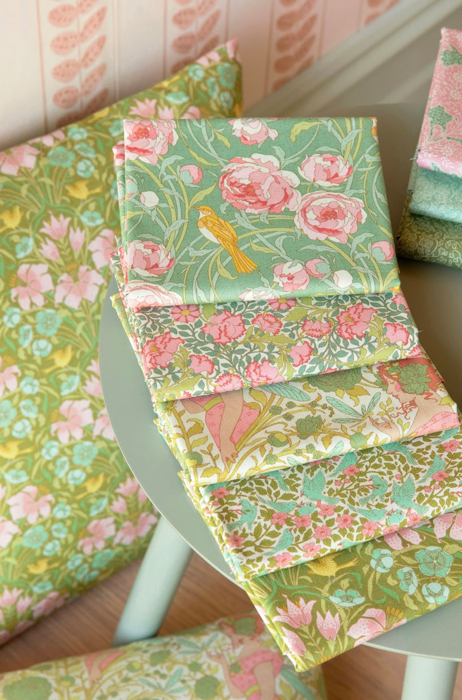 Songbird | Fat Quarter Bundle - Green by Tone Finnanger for Tilda | 5 pcs