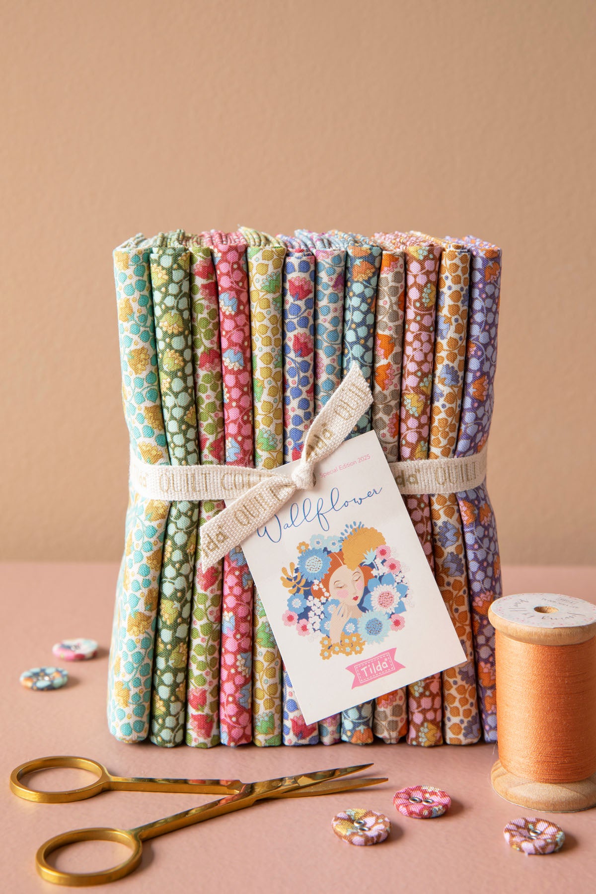 Wallflower | Fat Quarter Bundle - Bellflower Blenders by Tone Finnanger for Tilda Fabrics | 12 pcs