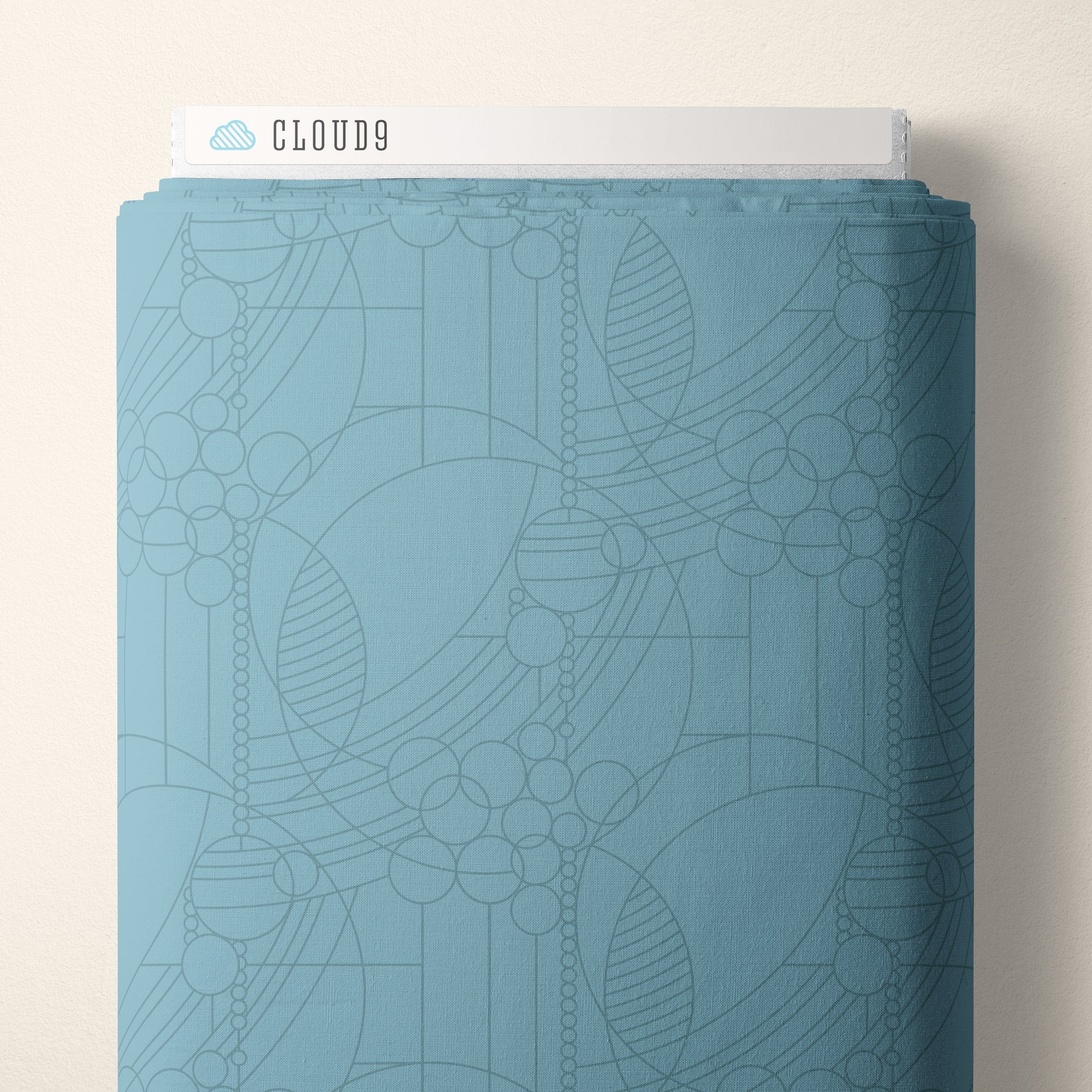Frank Lloyd Wright Collection by Cloud9 | March Balloons - Water Tonal Blender (227968) | 100% Organic Cotton