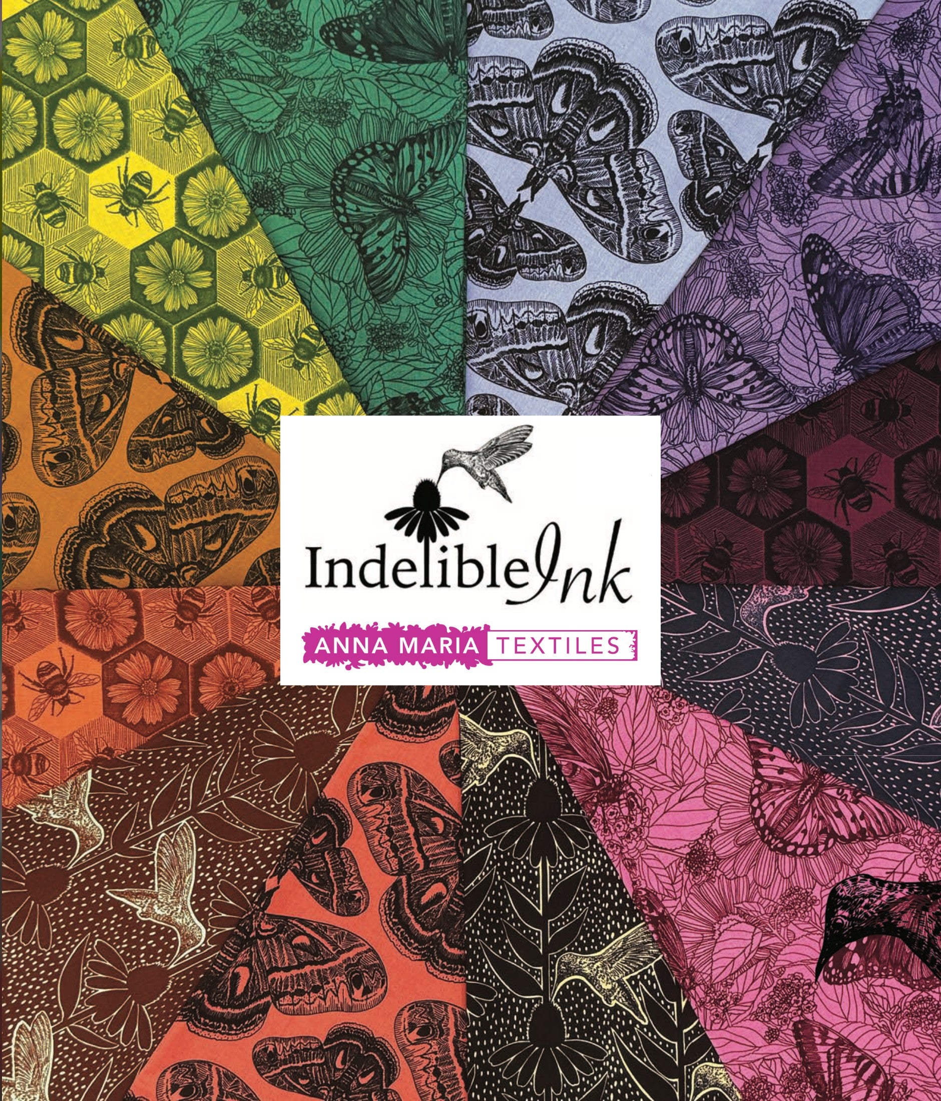 Indelible: Ink | Winging It - Candy by Anna Maria Textiles | AMT1006-23L