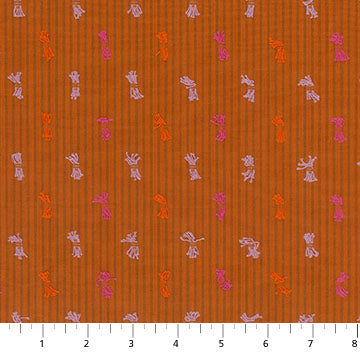 Garden Variety | Channeling in Rust - Yarn-Dyed Woven by Anna Maria Textiles | WAMT103-59V