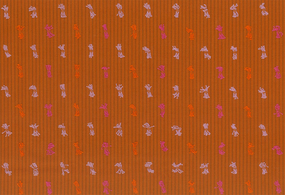 Garden Variety | Channeling in Rust - Yarn-Dyed Woven by Anna Maria Textiles | WAMT103-59V