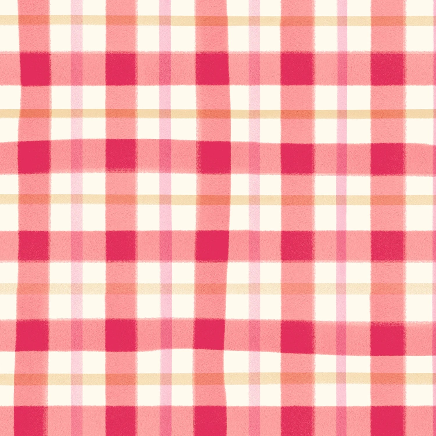 Patchwork Collection | Check - Strawberry Jam by Wee Blue Bell for Lewis & Irene | WB041 (Copy)