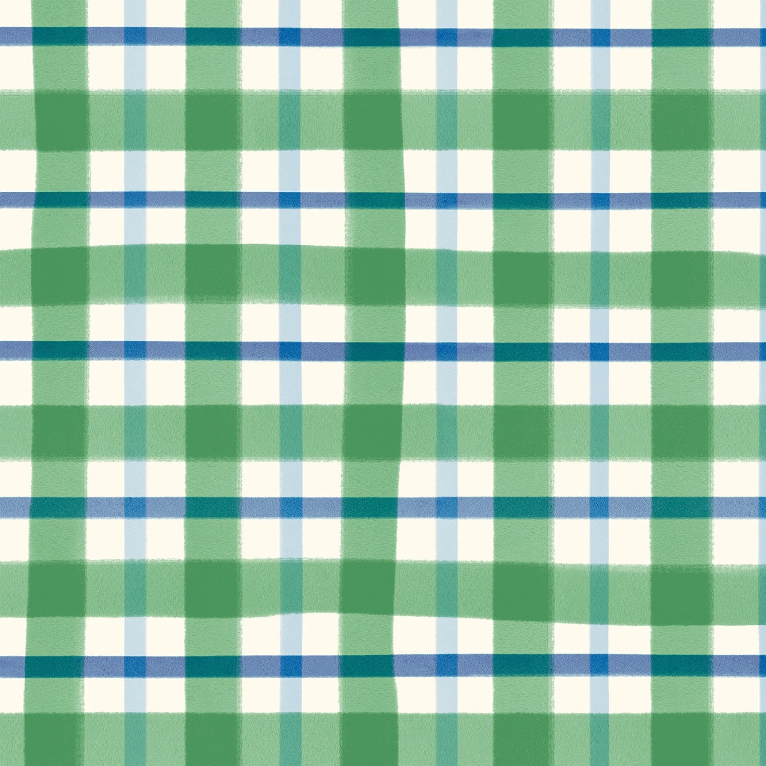 Patchwork Collection | Check - Gooseberry Jam by Wee Blue Bell for Lewis & Irene | WB042