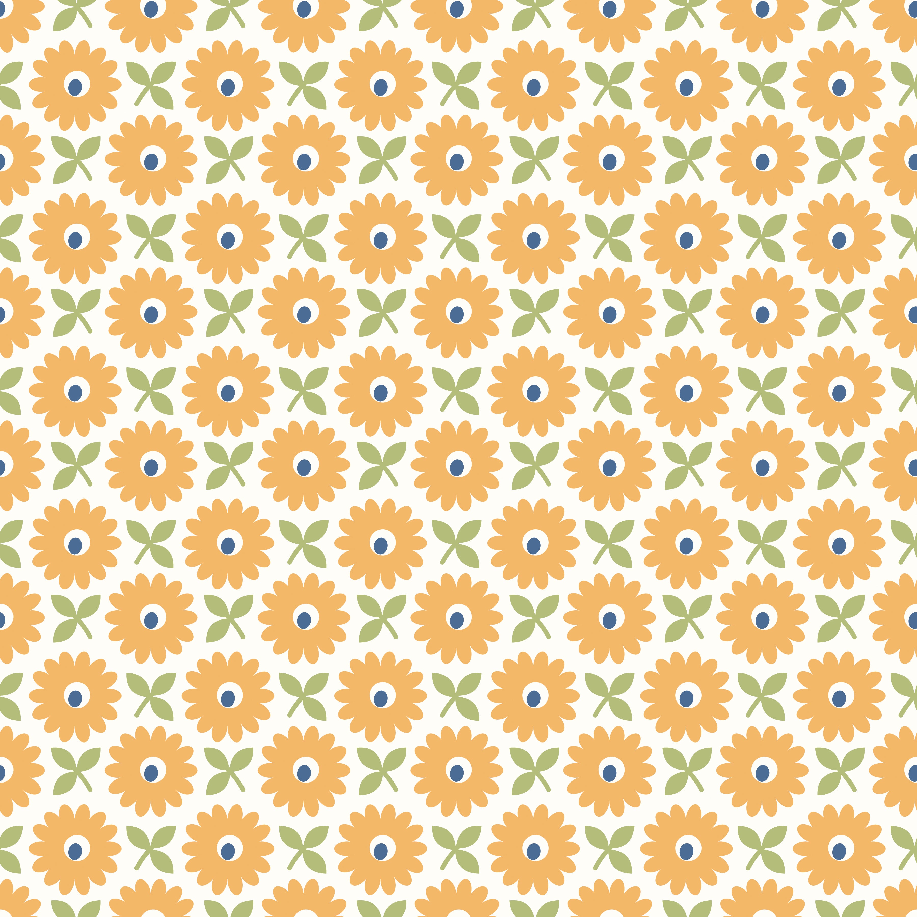 Home Town | 108" Wide Backing Fabric - Heirloom Daisy by Lori Holt for Riley Blake | WB13601-HEIRDAISY
