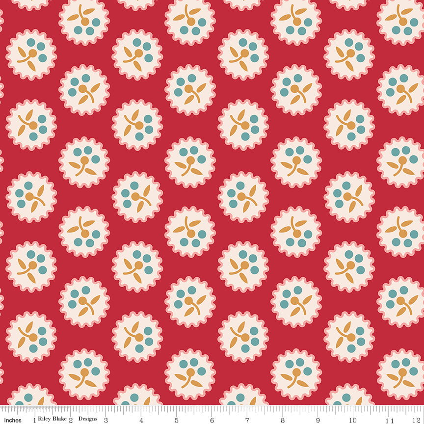 Americana | Betsy Berry - 108" Wide Quilt Backing by Lori Holt for Riley Blake | WB16103-BERRY
