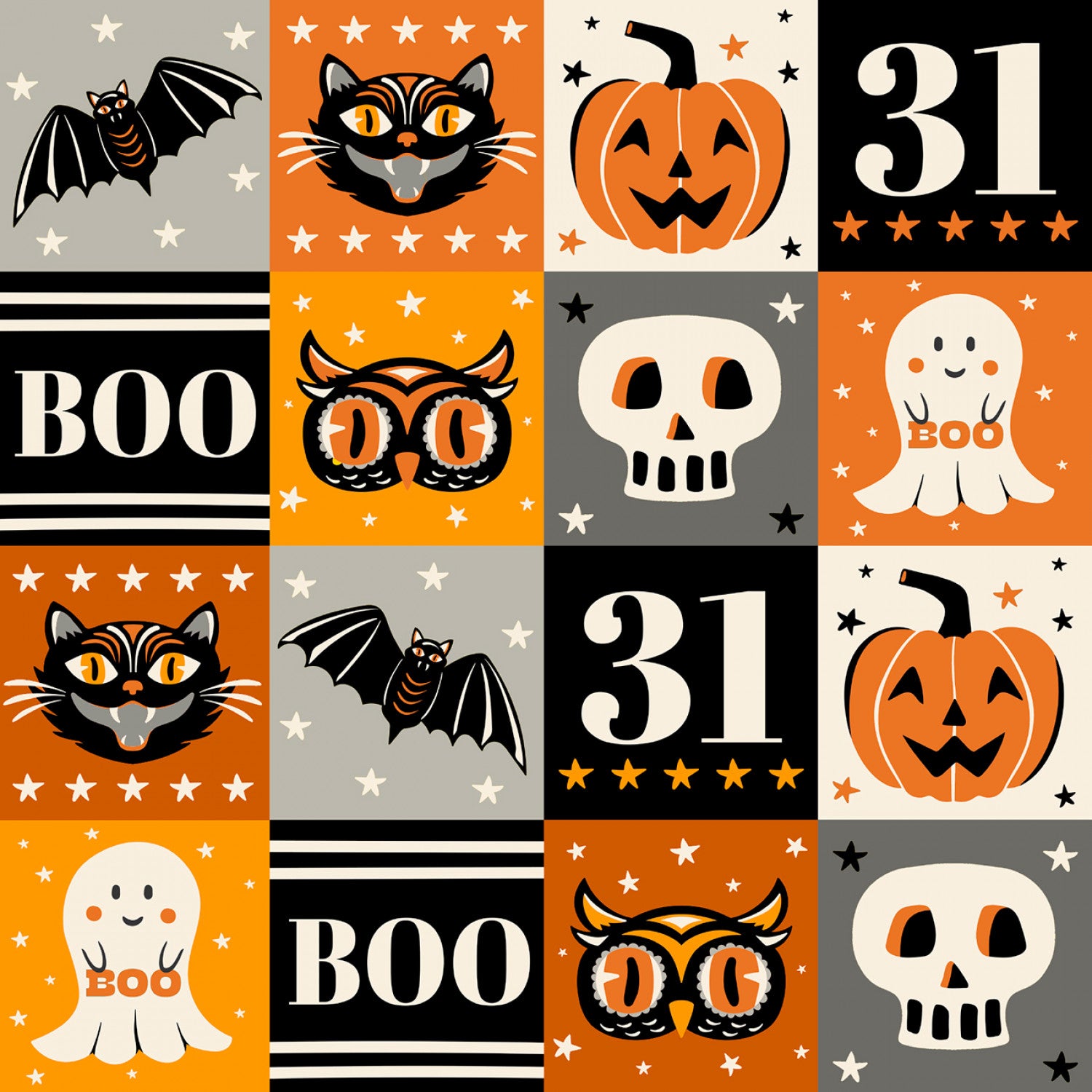 Witching Hour | 2.5" Precut Strips by Heather Dutton for P&B Textiles | 40pcs