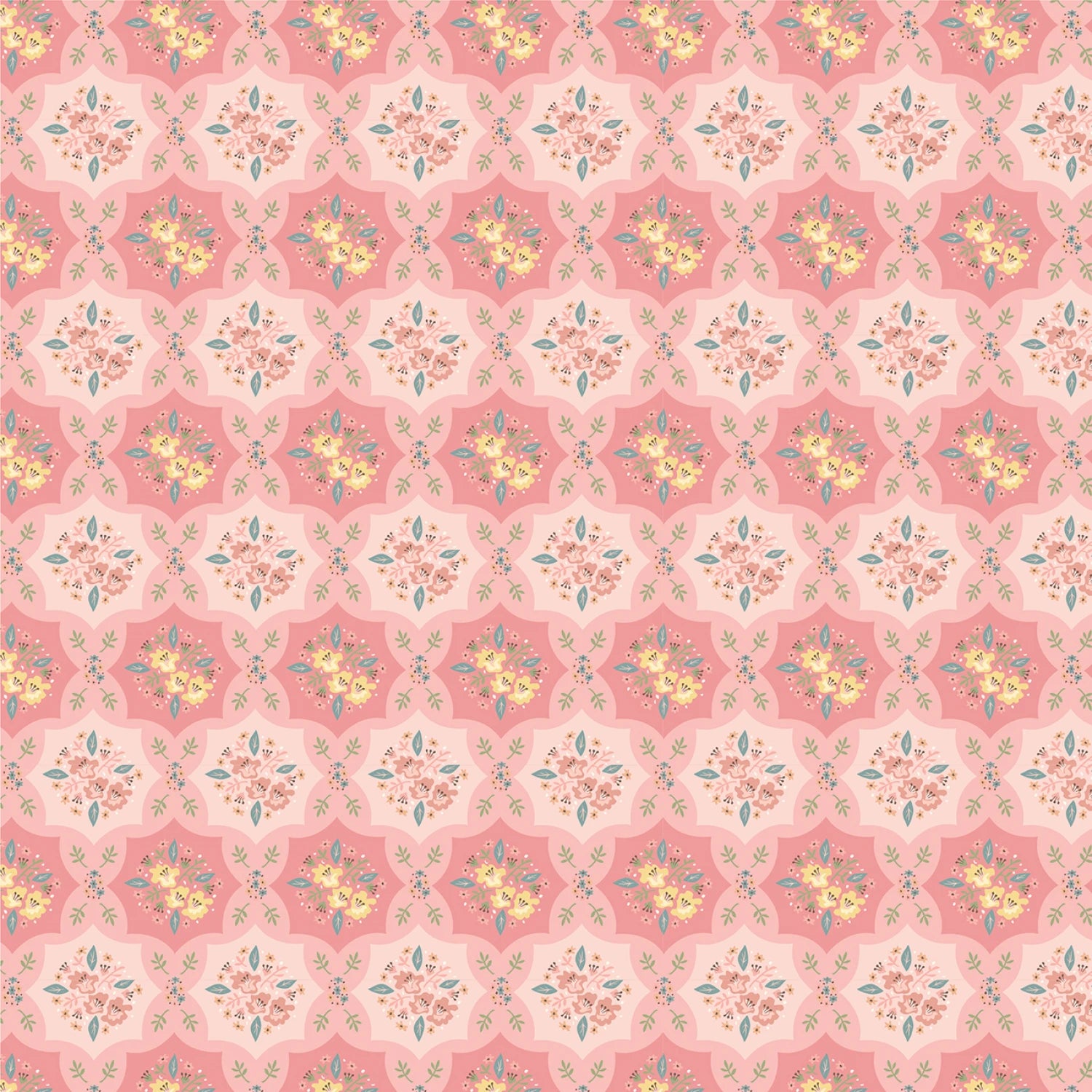 Wildwood Dwellings | Quilty - Blush by Sheri McCulley for Poppie Cotton | WW25108