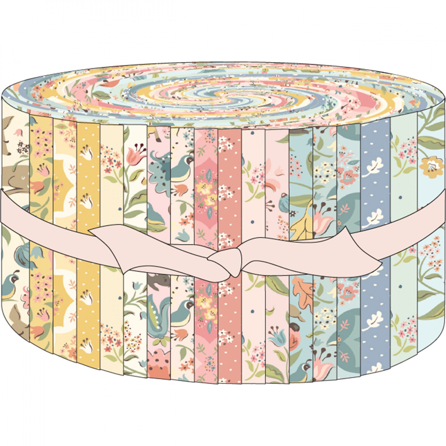 Wildwood Dwellings | 2.5" Strip Roll by Sheri McCulley for Poppie Cotton | 42 pcs