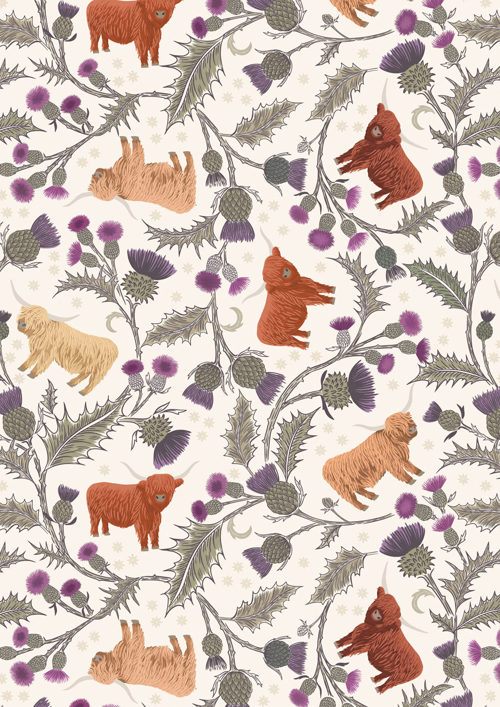 108" Wide Backing Fabric | Highlands & Thistles by Lewis & Irene | WW26