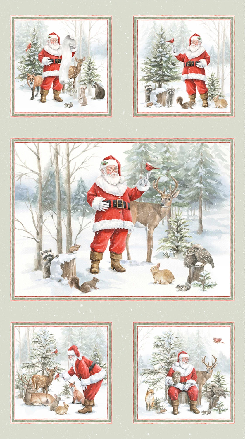 Woodland Whispers | Woodland Wonder 24" Panel by Leslie Trimbach for P&B Textiles | WWHI6201-PA