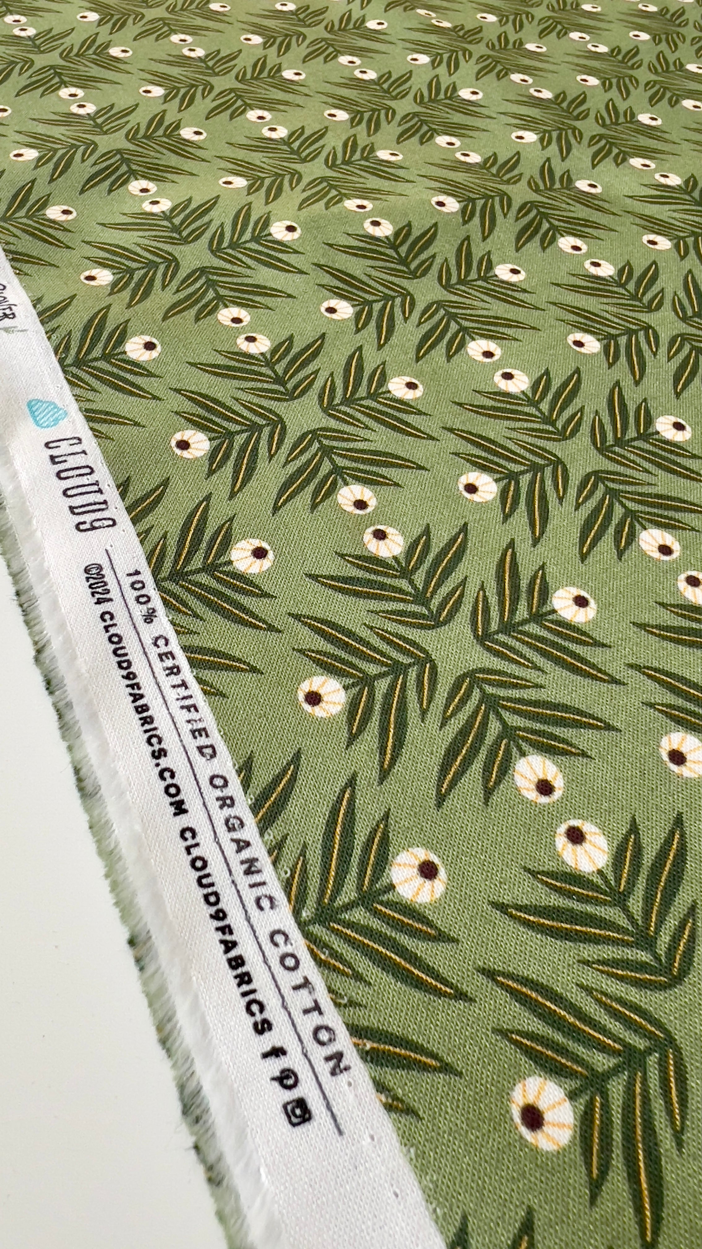 Wild Haven - Moon Clover by Juliana Tipton for Cloud9 - Organic Cotton