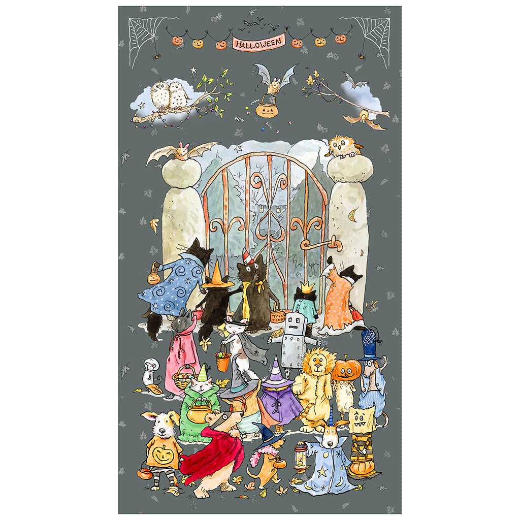 Halloween Parade | Fat Quarter Bundle by Anita Jeram for Clothworks | 15pcs
