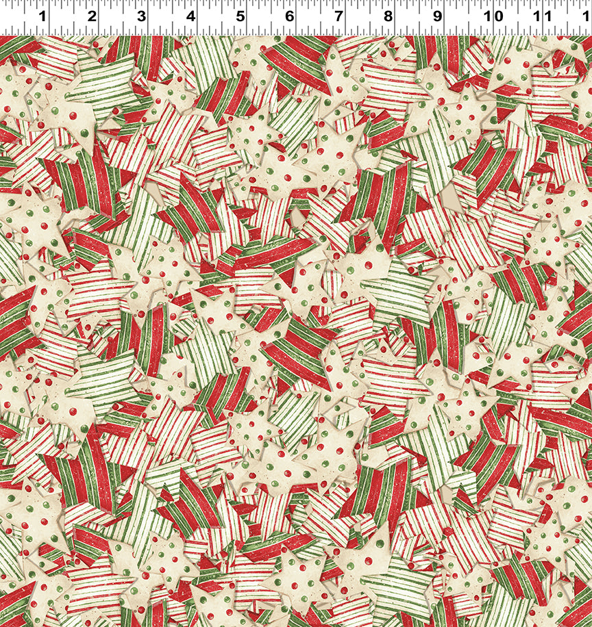 Gingerbread Christmas | Multi Color Packed Cookies by Dan DiPaolo for Clothworks