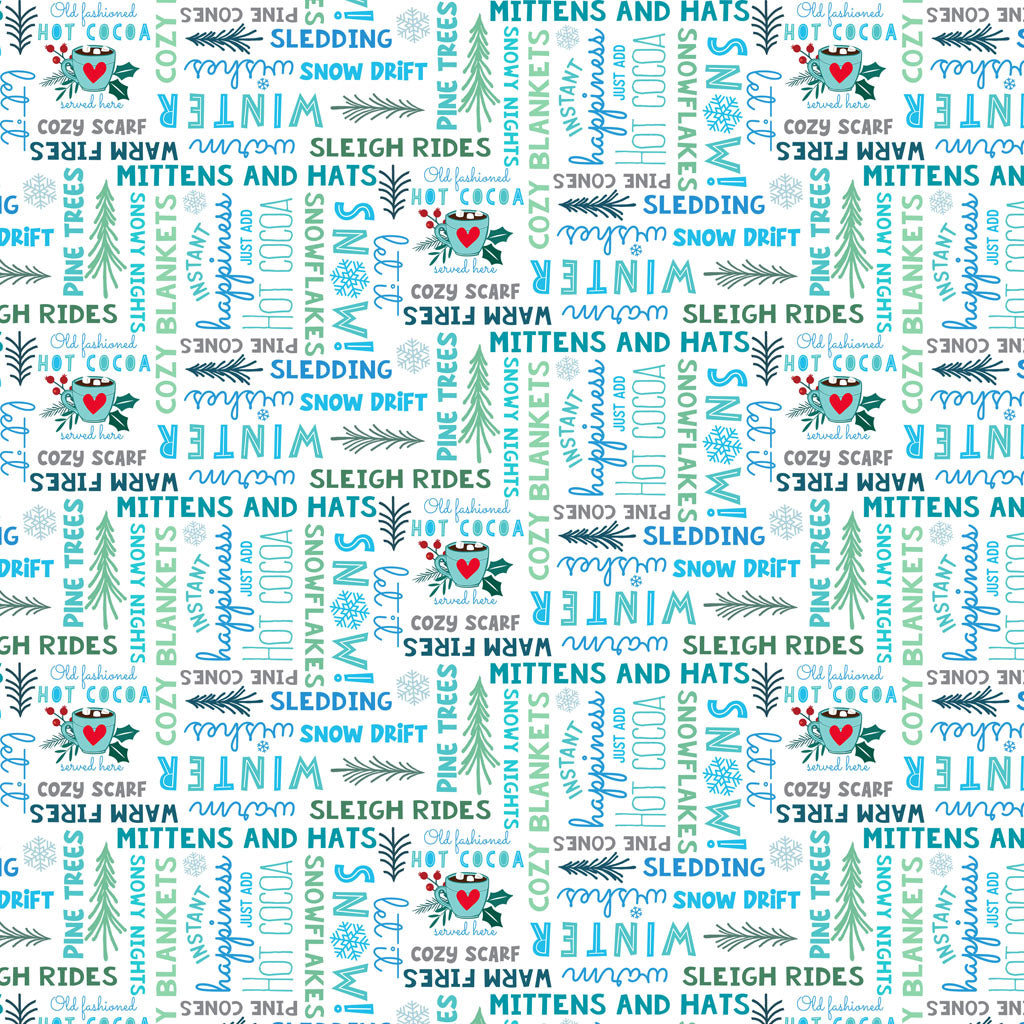 Snow Drift | 5-inch Charm Pack by Michael Zindell for Clothworks | 42pcs